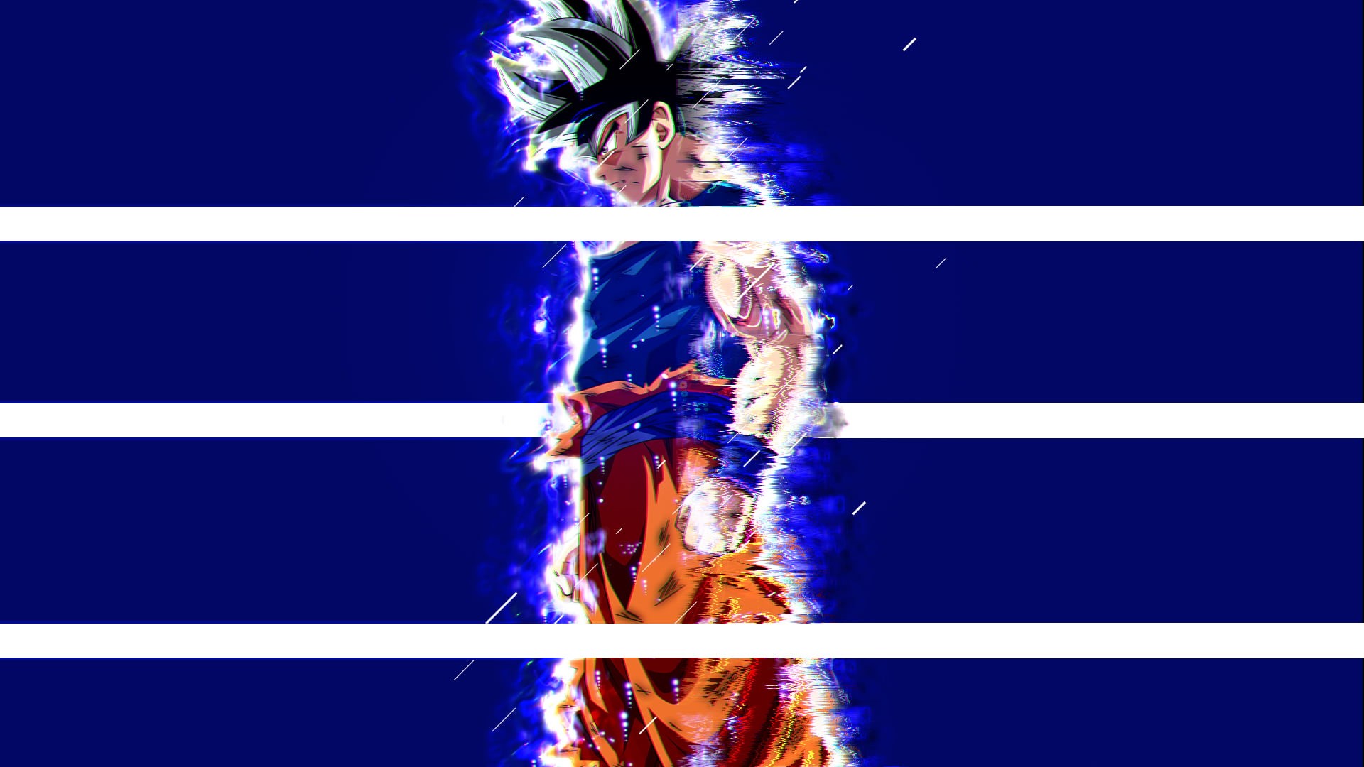 hair, blue, human face, portrait, Ultra-Instinct Goku, digital composite, young women, human body part, lifestyles, Dragon Ball Super, black background, HD Wallpaper