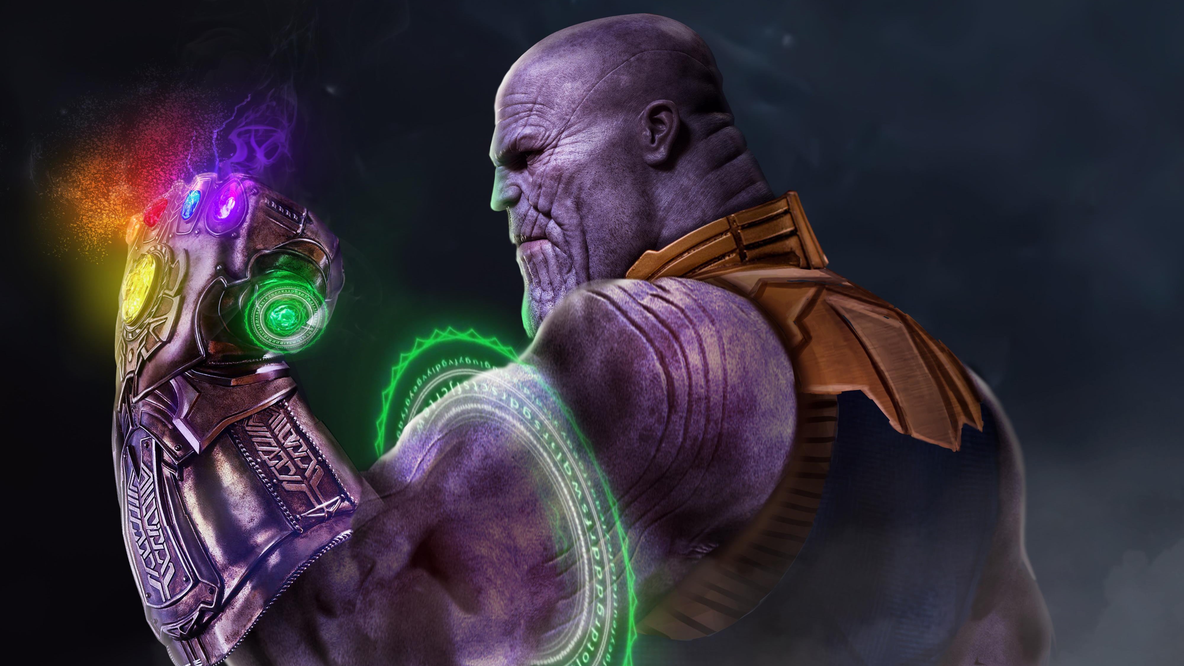 4K, Avengers EndGame, Marvel Comics, Infinity Gauntlet, Thanos, The Avengers, HD Wallpaper