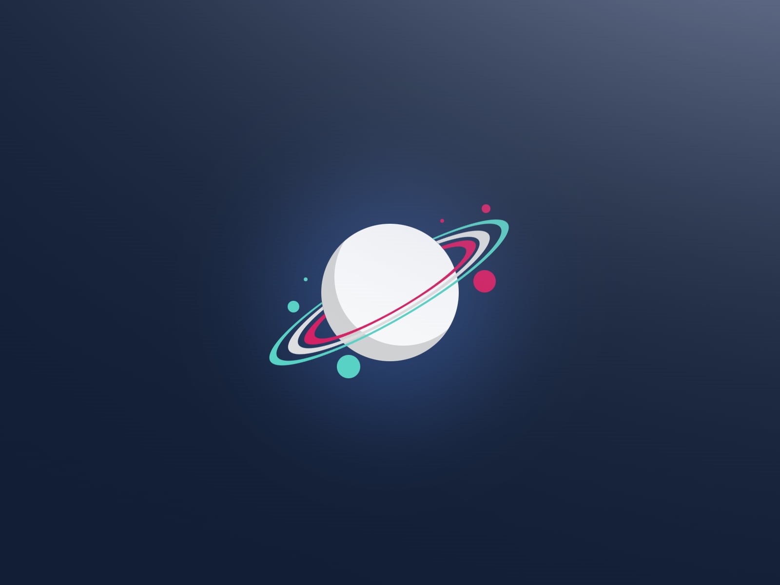 minimalism, planet, 720P, close-up, creativity, simple background, positive emotion, digital art, red, studio shot, still life, blue background, mid-air, HD Wallpaper