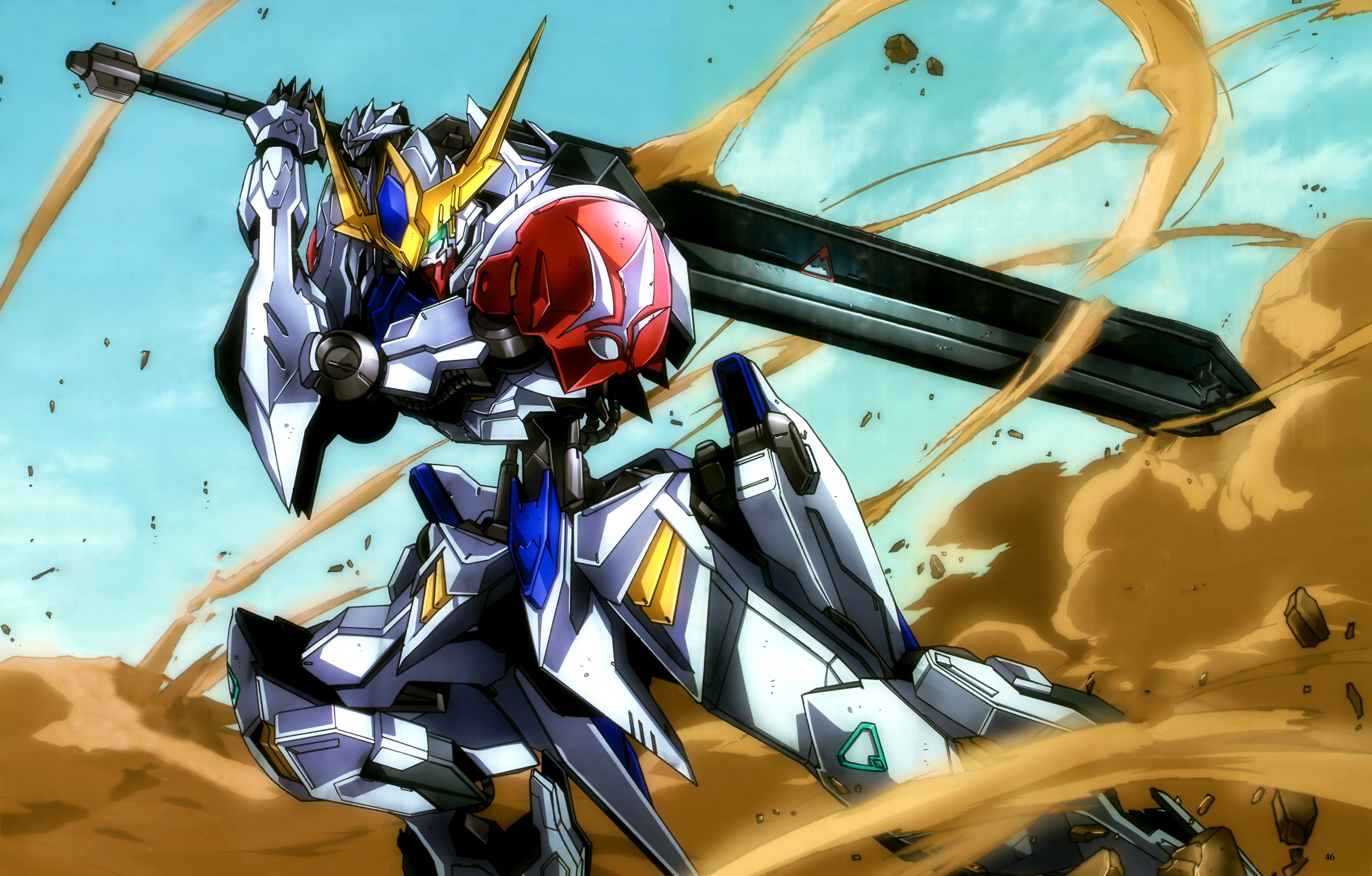 5K, Mobile Suit Gundam: Iron-Blooded Orphans, Anime, HD Wallpaper