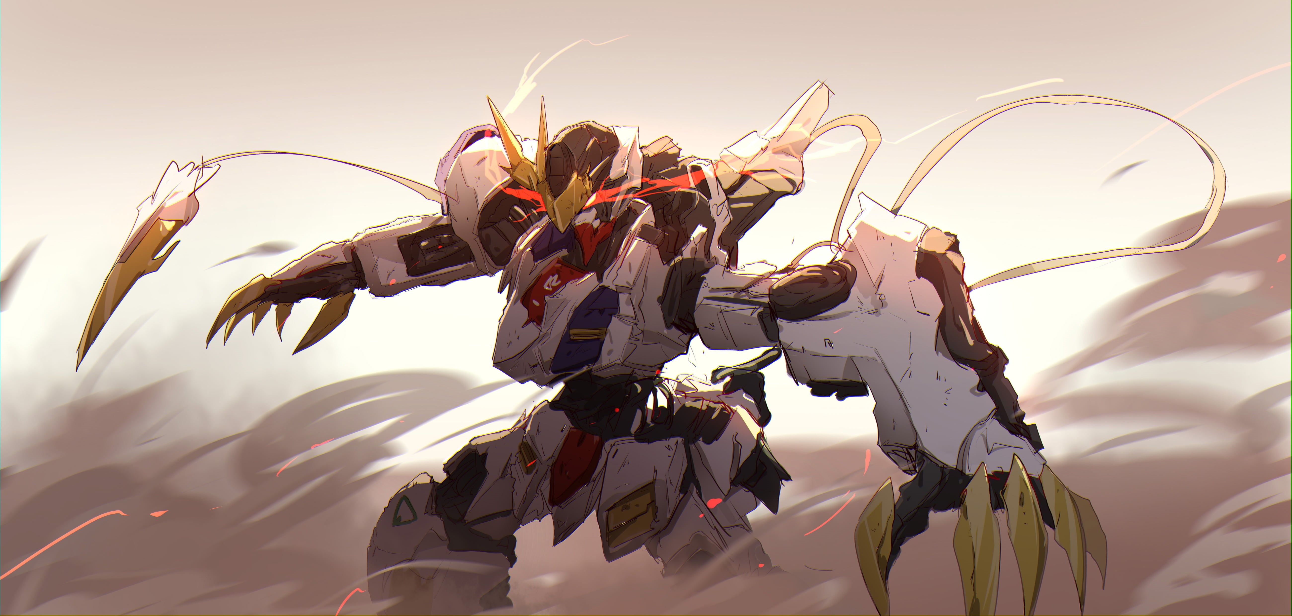 Mobile Suit Gundam: Iron-Blooded Orphans, Anime, 5K, HD Wallpaper