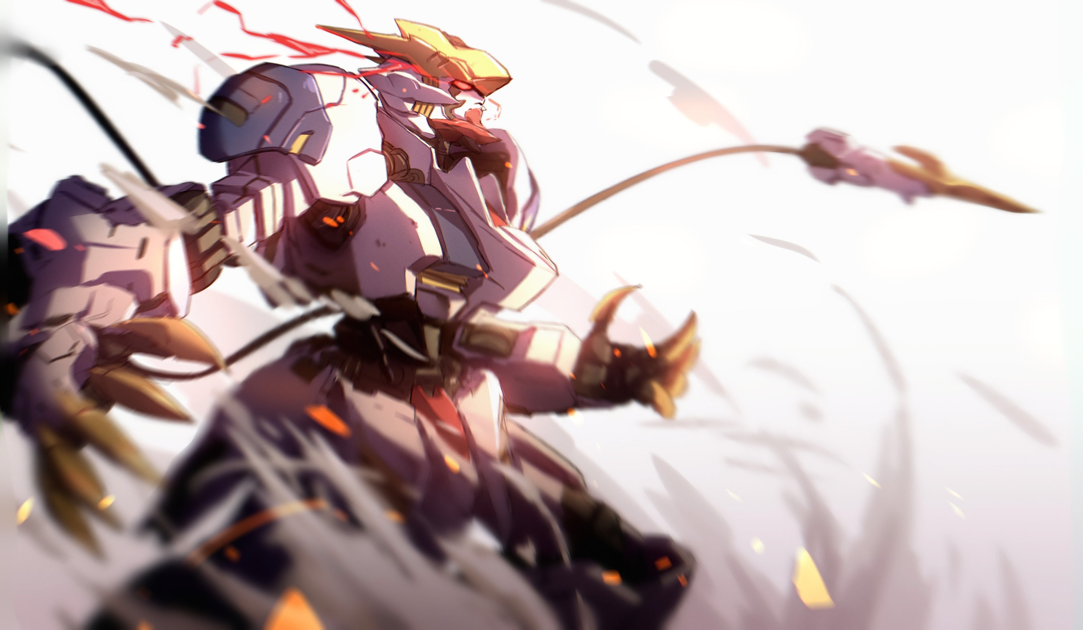 2K, Anime, Mobile Suit Gundam: Iron-Blooded Orphans, HD Wallpaper