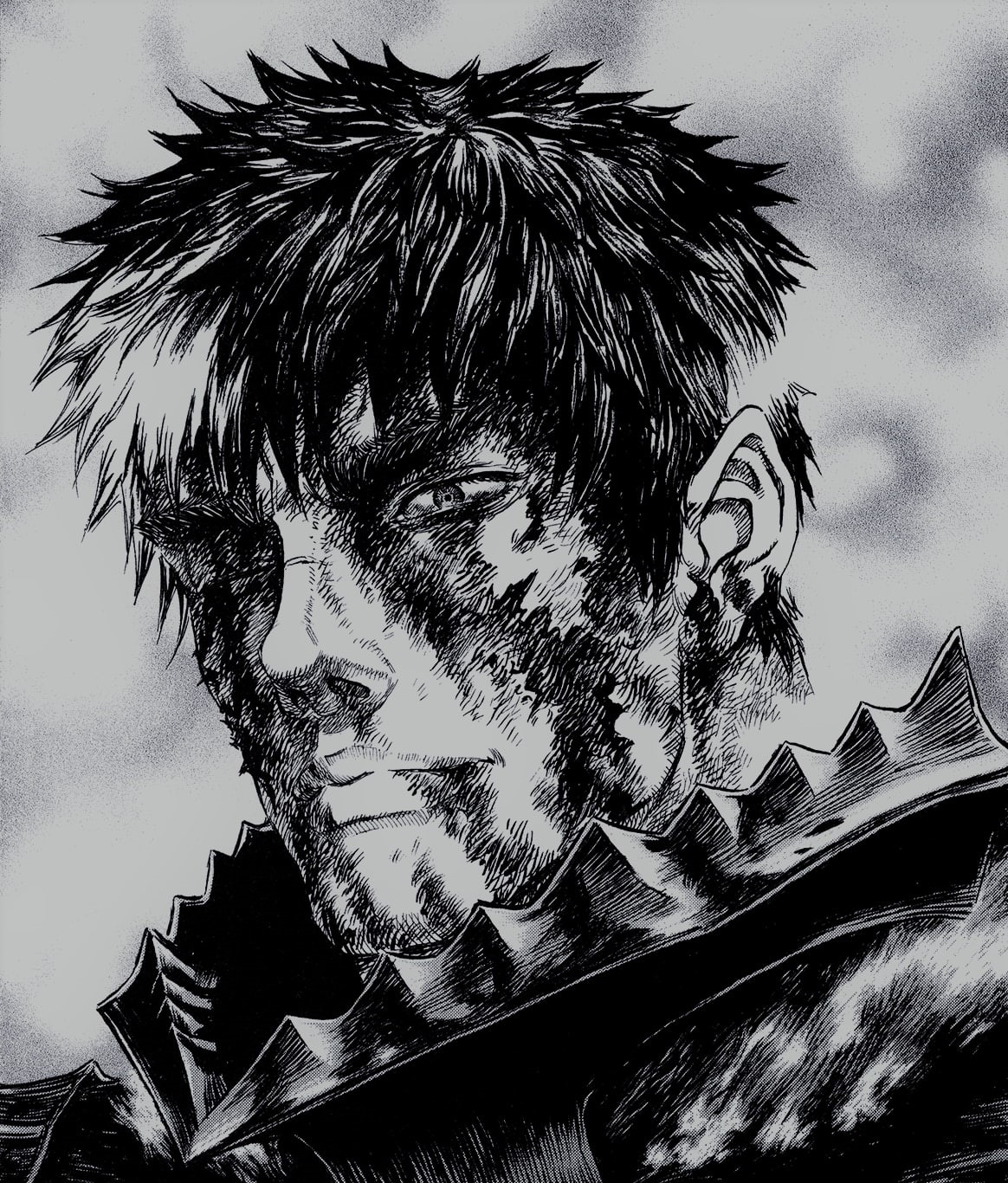 tropical climate, cloud - sky, architecture, representation, nature, palm tree, human face, close-up, sky, building, low angle view, berserk armor, Berserk, Phone HD Wallpaper