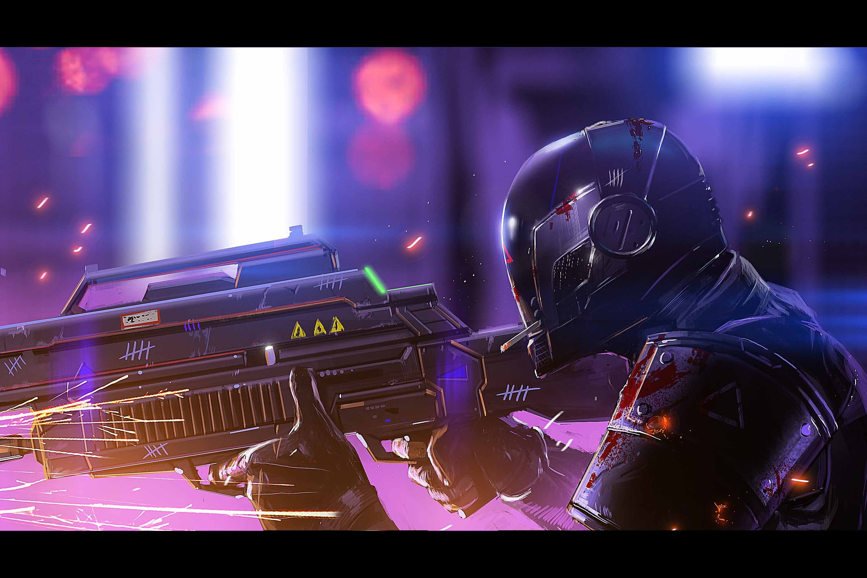 technology, indoors, men, close-up, arts culture and entertainment, blood spatter, transfer print, gun, music, one person, adult, safety, club dj, protection, HD Wallpaper