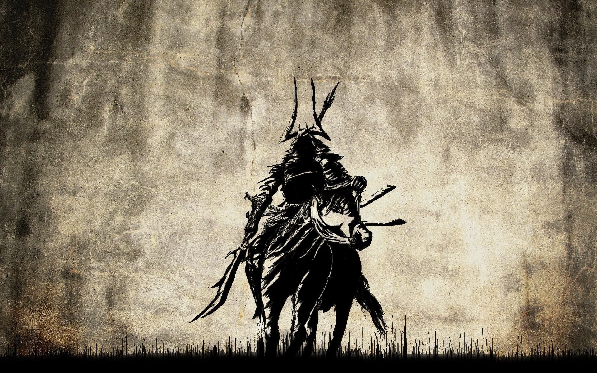 animal wildlife, Mongols, Bozkurt, human representation, representation, no people, Mongolian, digital composite, wall - building feature, ancient, textured effect, HD Wallpaper