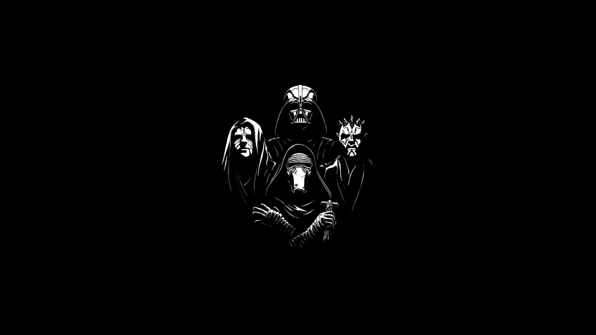human Skull, four, copy space, darth, 1080P, religion, belief, sculpture, decoration, abstract, Star Wars, maul, creativity, spooky, no people, art and craft, HD Wallpaper
