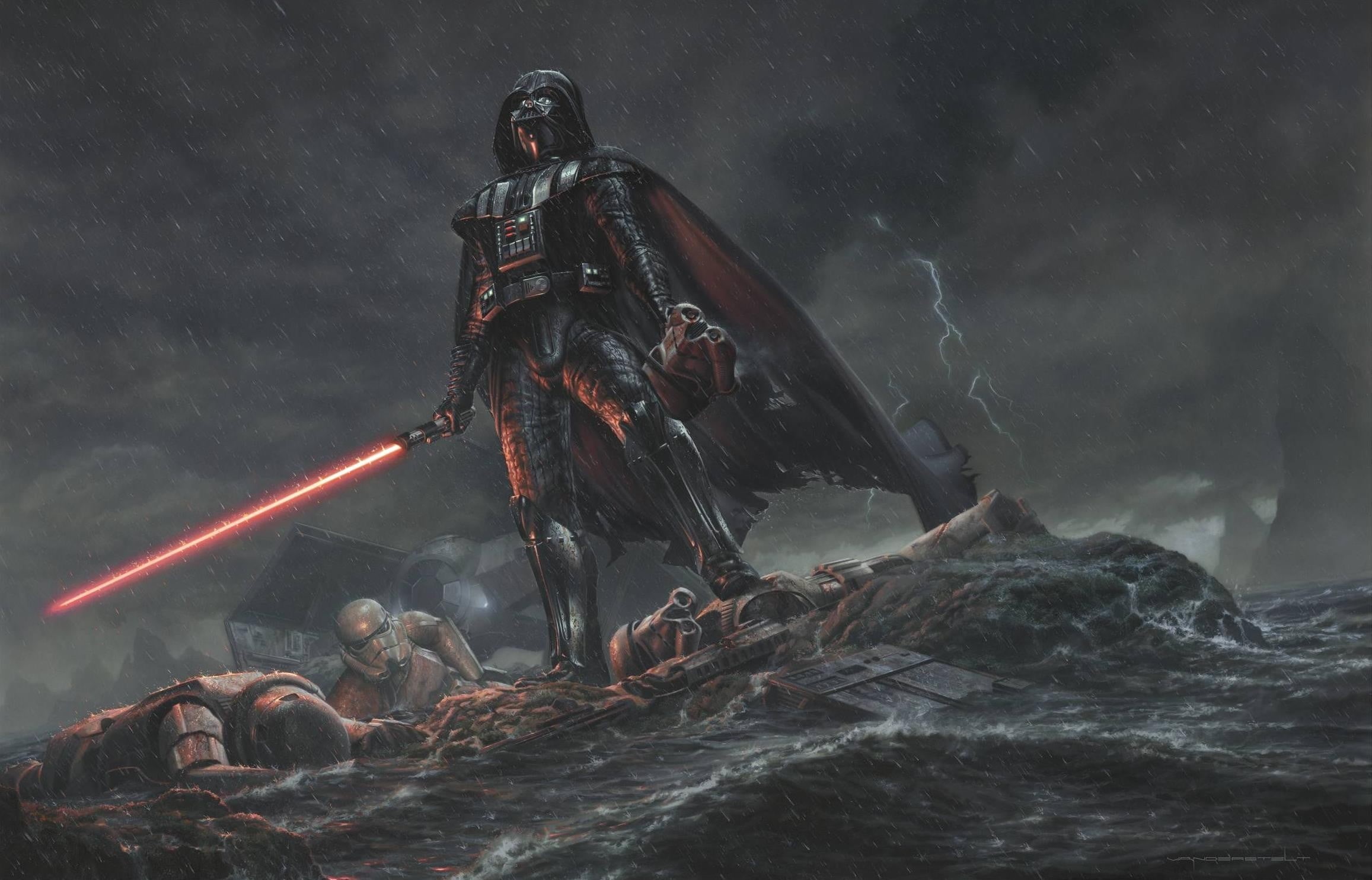 armed Forces, animal wildlife, vader, judgment Day - Apocalypse, nature, 1080P, marine, outdoors, power, sea, danger, stormtrooper, military, day, full length, HD Wallpaper