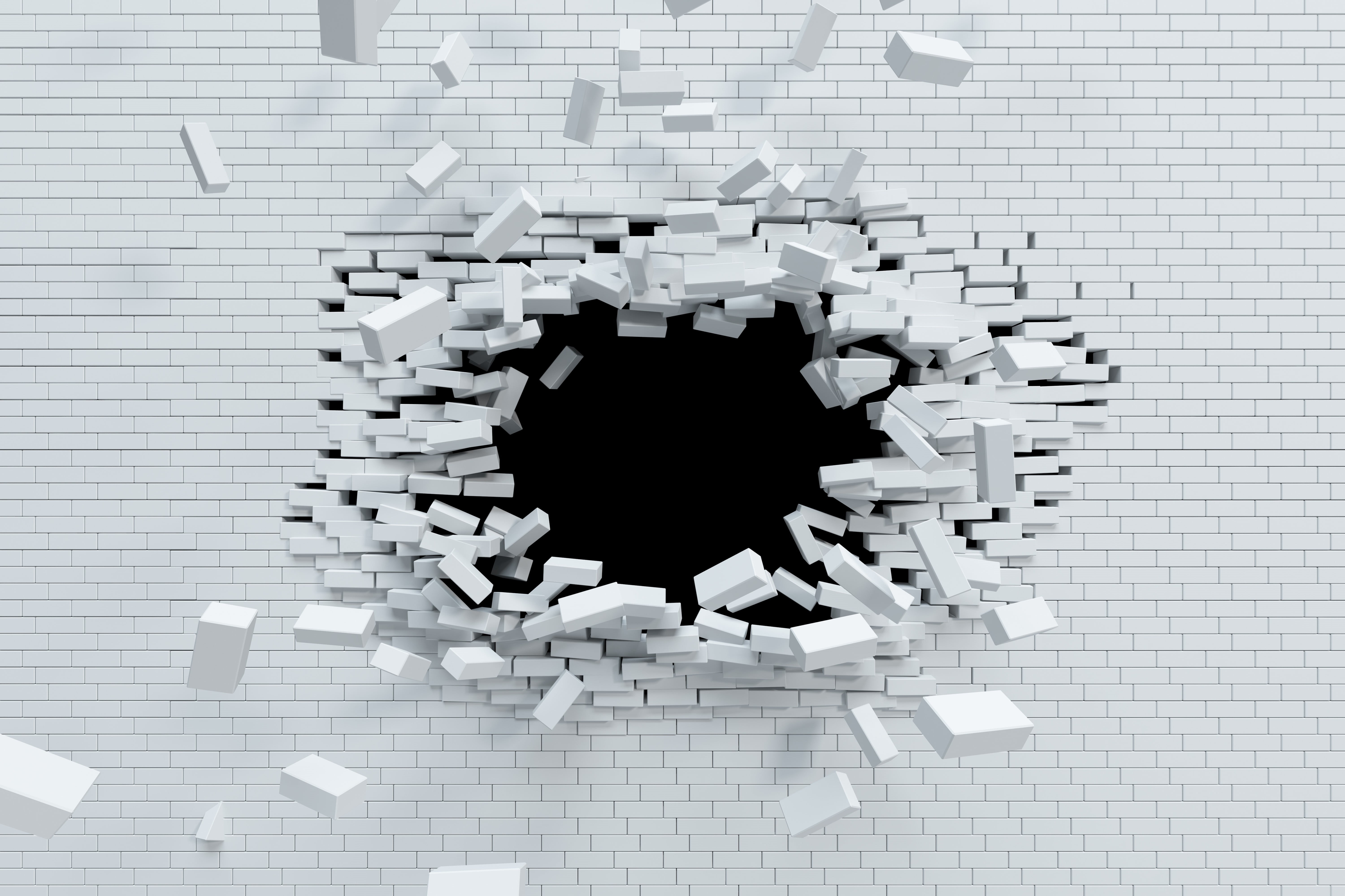 still life, damaged, white, geometric shape, large group of objects, tile, digital art, arrangement, shape, artwork, bricks, creativity, 5K, close-up, HD Wallpaper