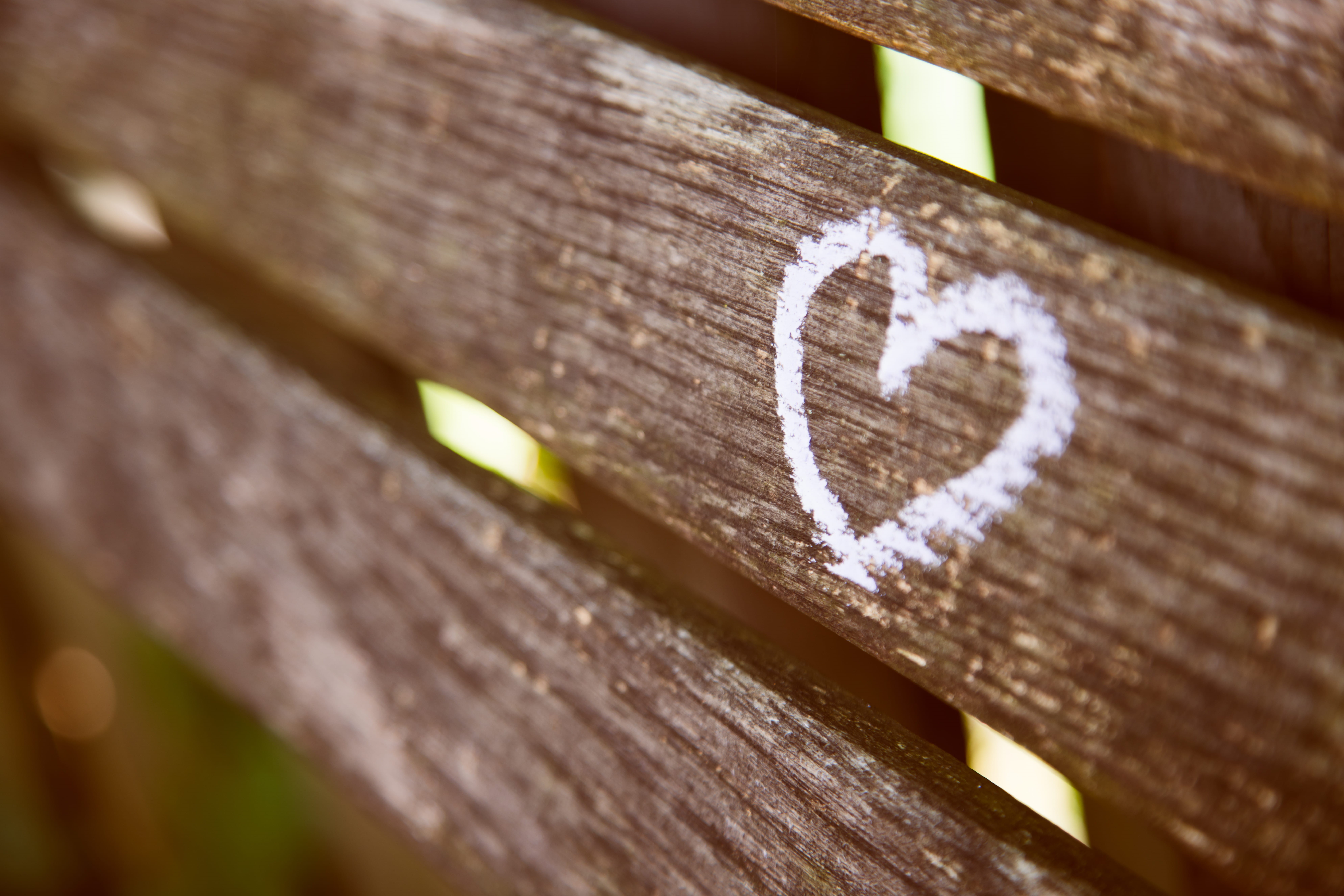 background, sign, 8K, park, white paint, pattern, heart, no people, wood grain, plank, wood, communication, graffiti, close-up, textured, wood - material, HD Wallpaper