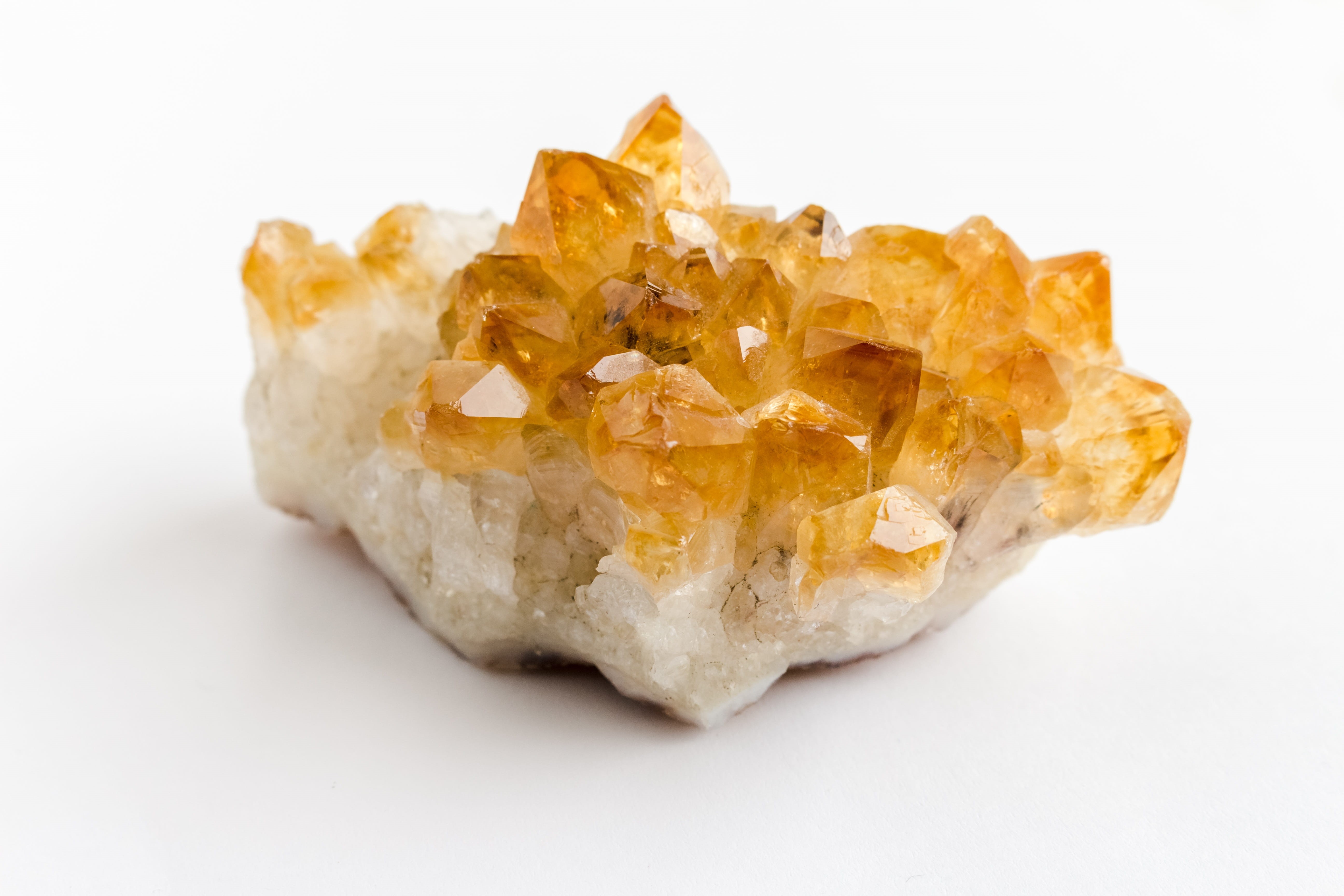 cut out, food and drink, stone, yellow, luxury, no people, close-up, indoors, crystal, healing, food, 5K, solar plexus, crystal quartz, quartz, studio shot, HD Wallpaper