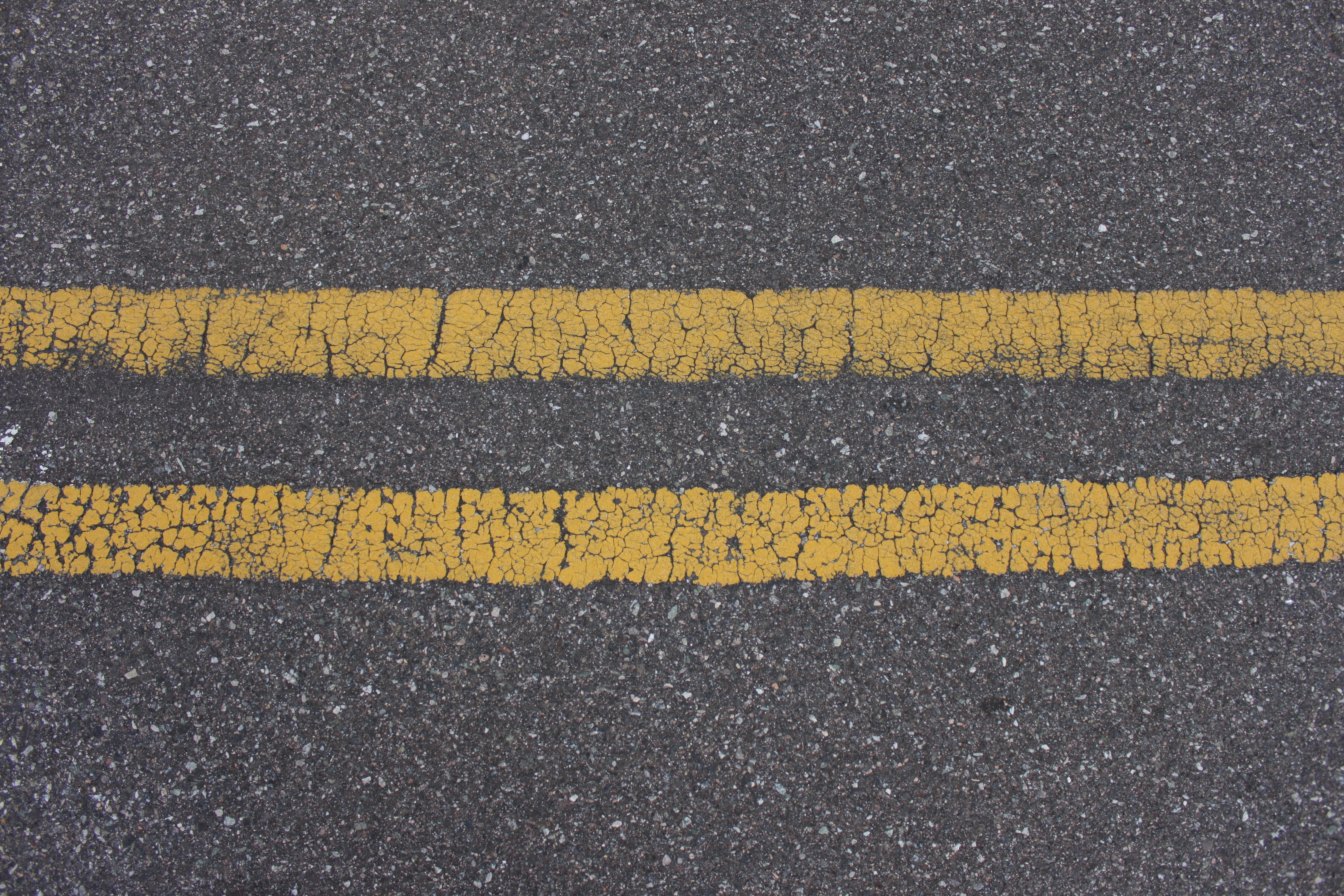 road marking, marking, backgrounds, day, guidance, street, single line, symbol, double yellow line, yellow, pavement, dividing Line, no people, crosswalk, HD Wallpaper