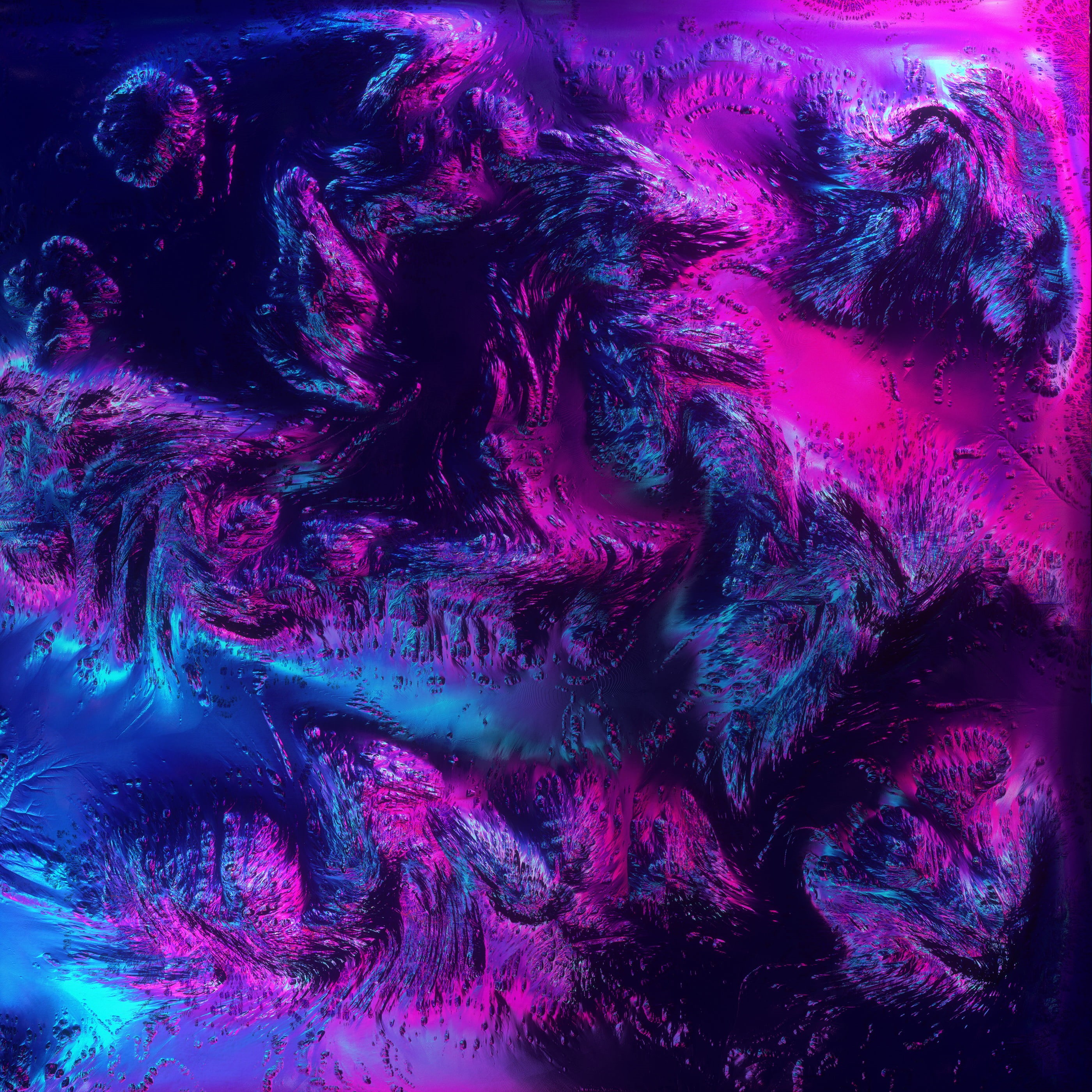 black, backgrounds, full frame, abundance, textured, studio shot, Stu Ballinger, 2K, pink color, pattern, fiber, painting, complexity, thread, close-up, Phone HD Wallpaper