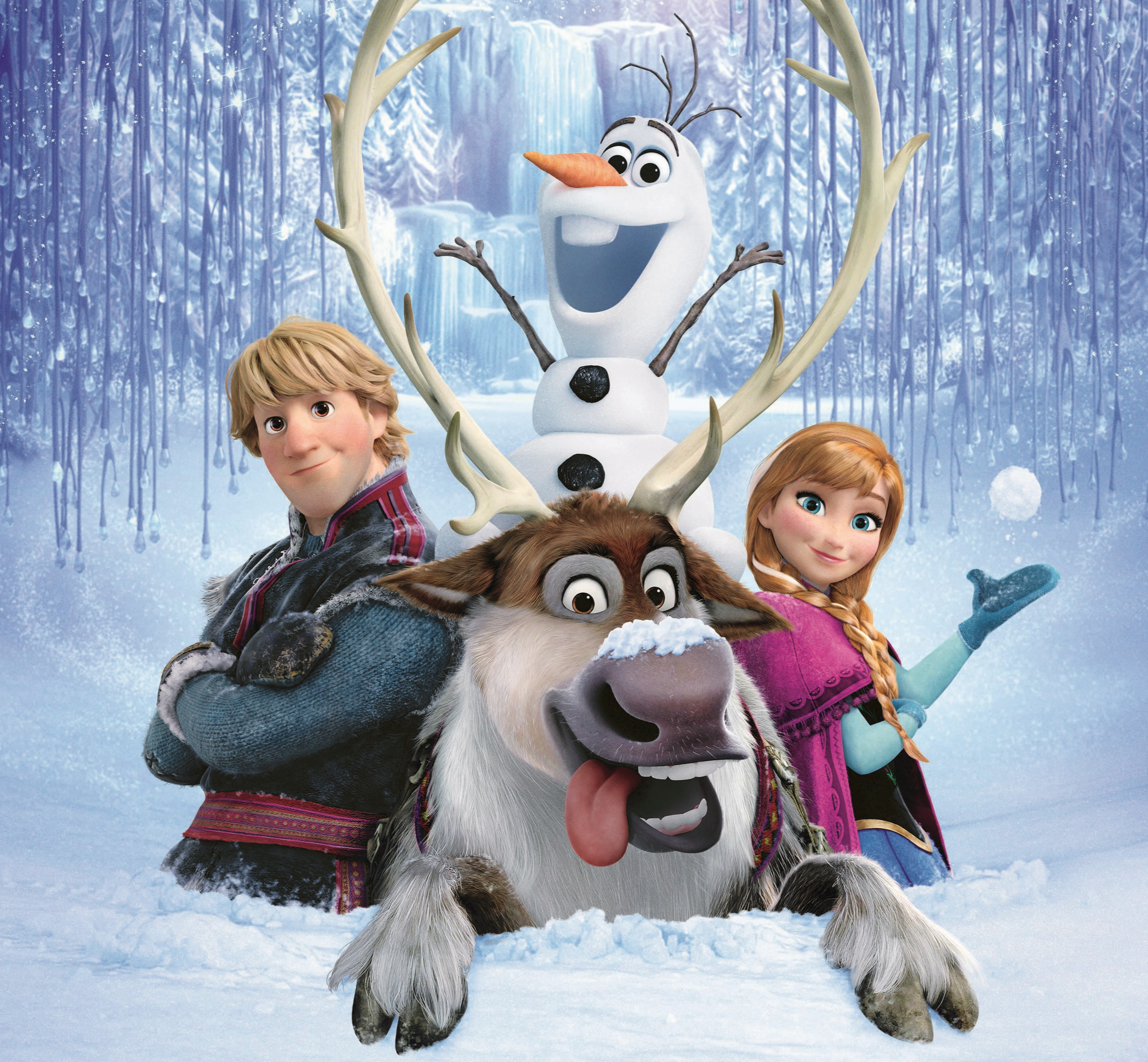 4K, outdoors, animation, joy, offspring, pets, Walt Disney, childhood, smiling, blue, people, caucasian Ethnicity, men, friendship, season, HD Wallpaper