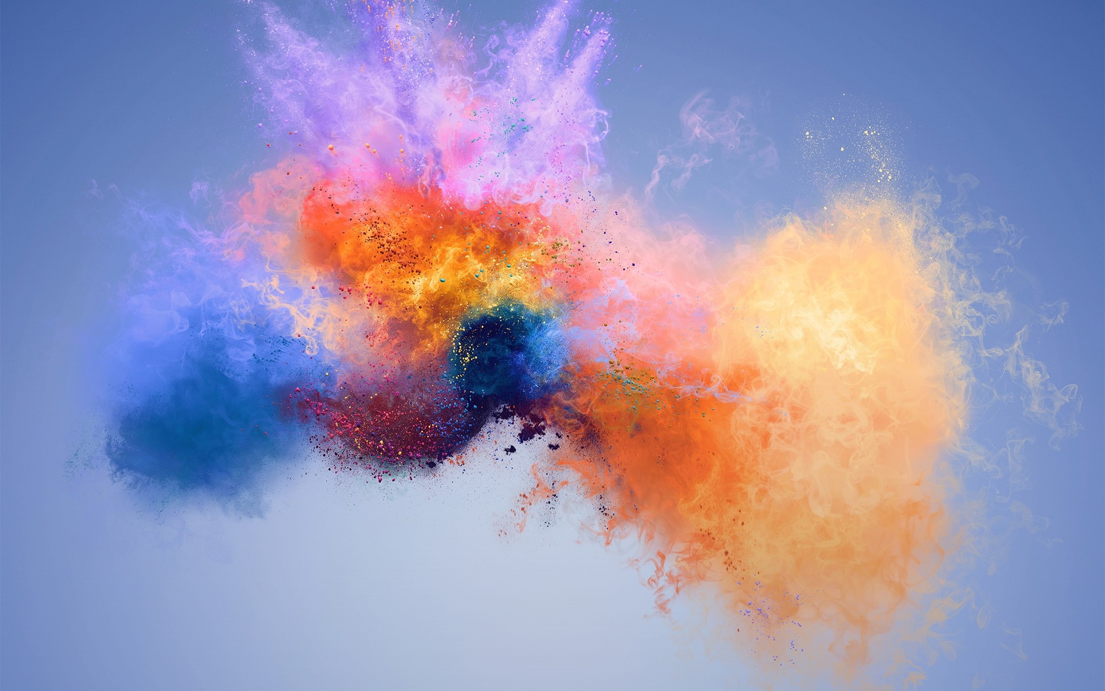 splash, colorful, 1080P, Abstract, huawei honor 7x stock, HD Wallpaper