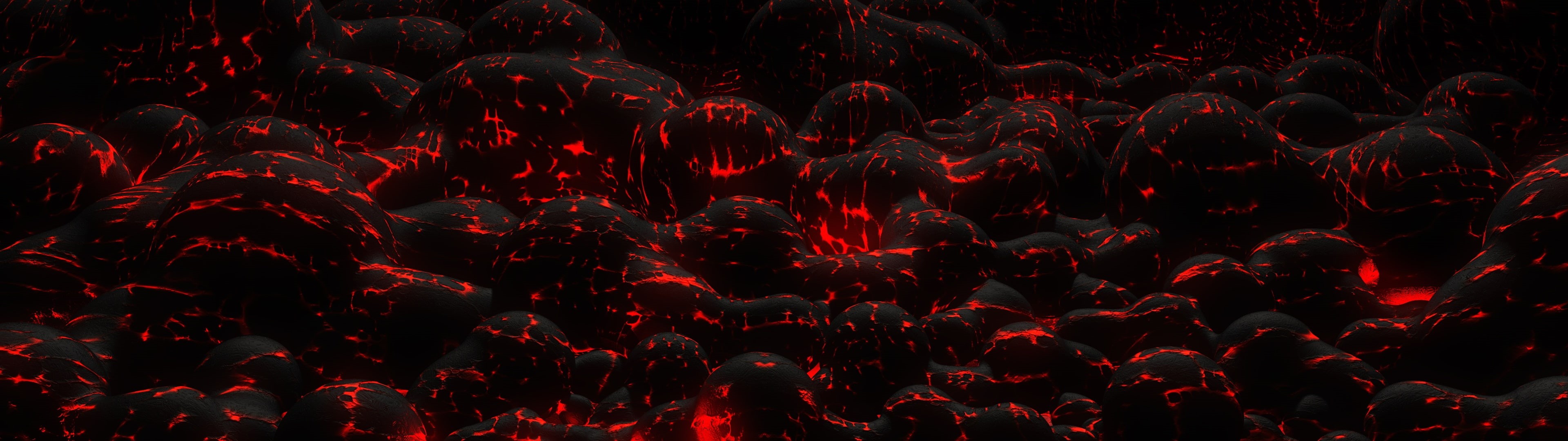 liquid, (3840x1080), vulcano, 4K, HD Wallpaper