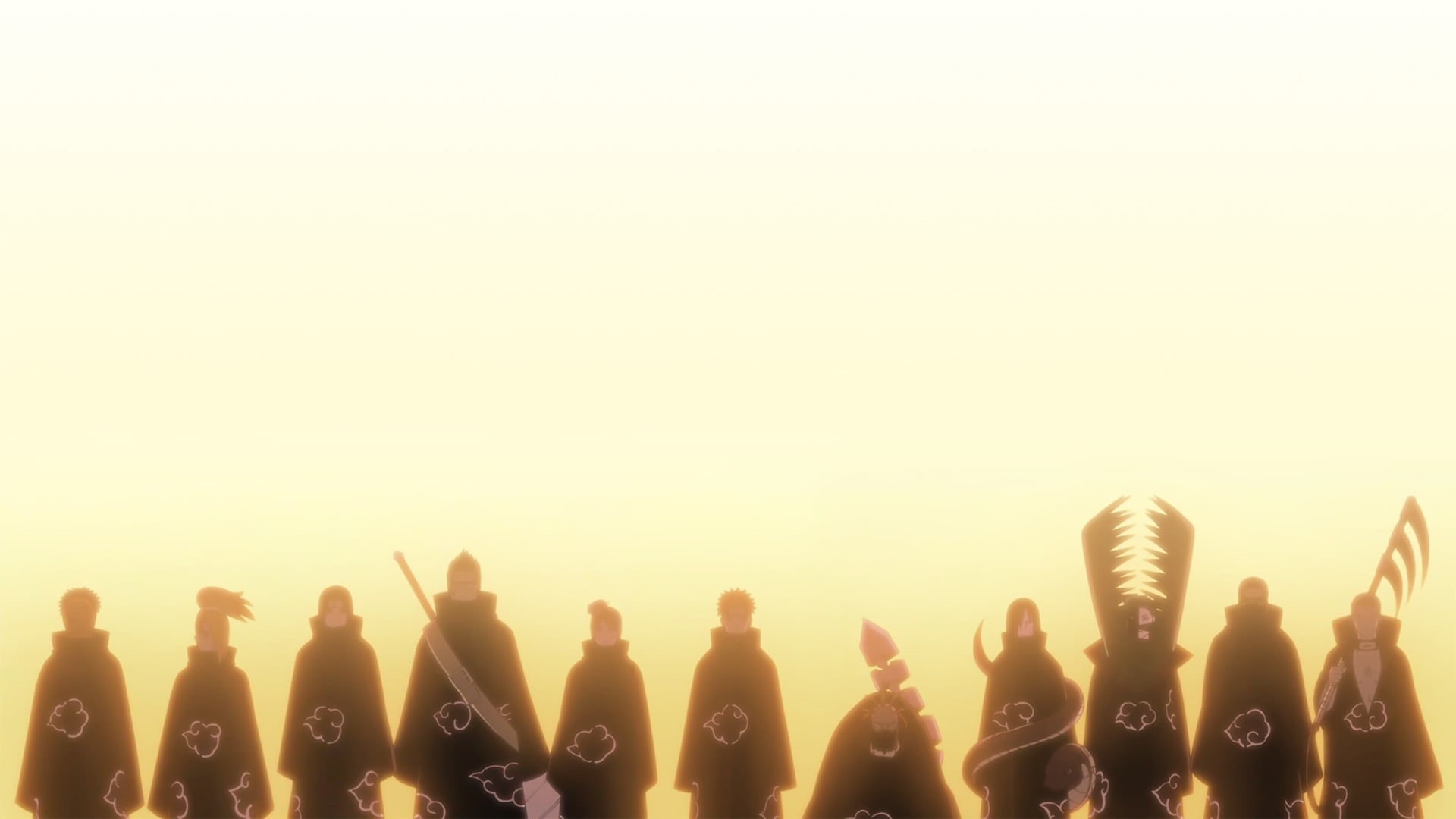 sunlight, Zetsu, leisure activity, Deidara, Hidan, sky, outdoors, lifestyles, Konan, Akatsuki, arms raised, Kakuzu, women, nature, copy space, Tobi, Pein, HD Wallpaper