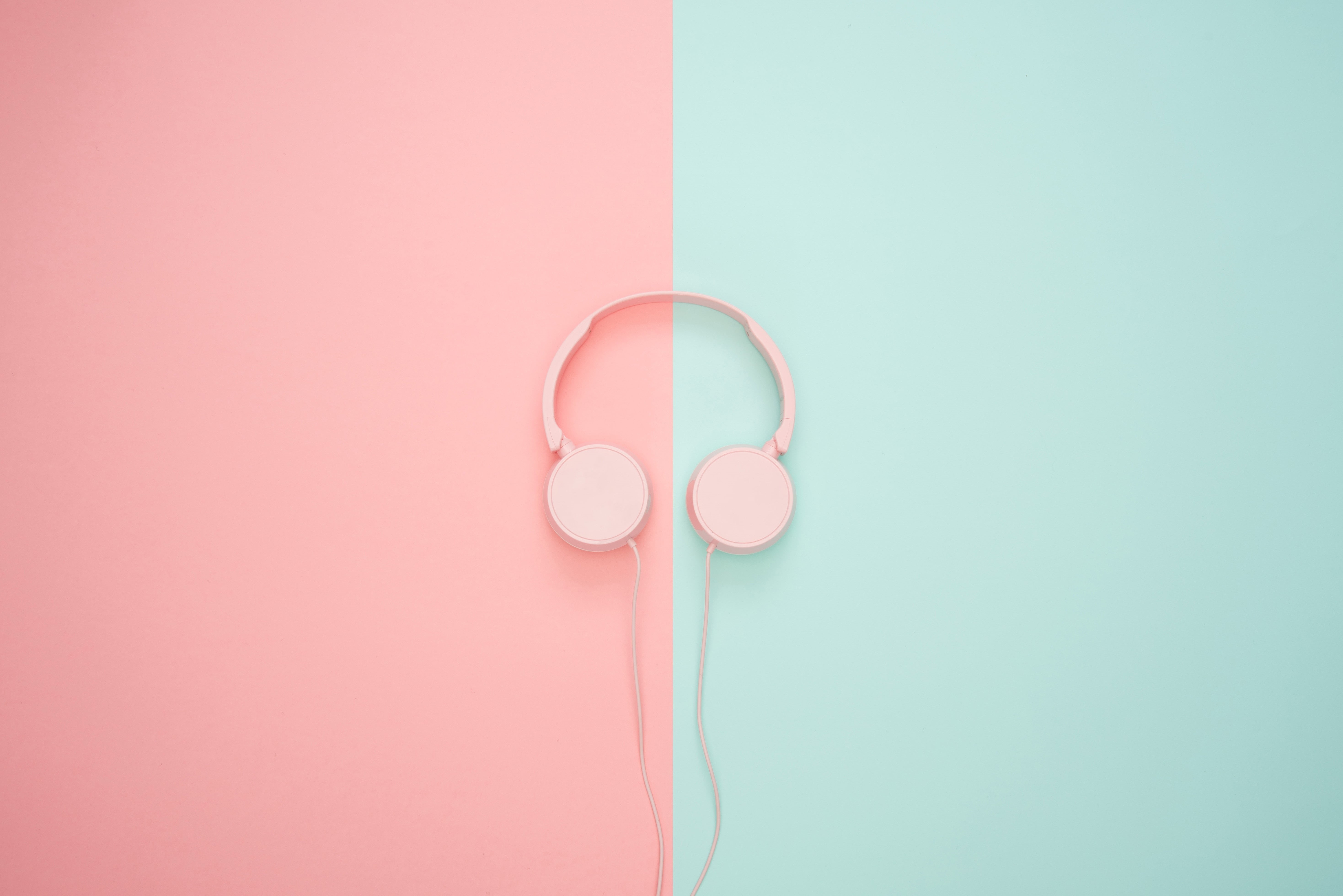 backgrounds, stethoscope, medicine, white, simplicity, corded, pink background, blue, digital composite, emotion, abstract, colored background, healthcare And Medicine, HD Wallpaper