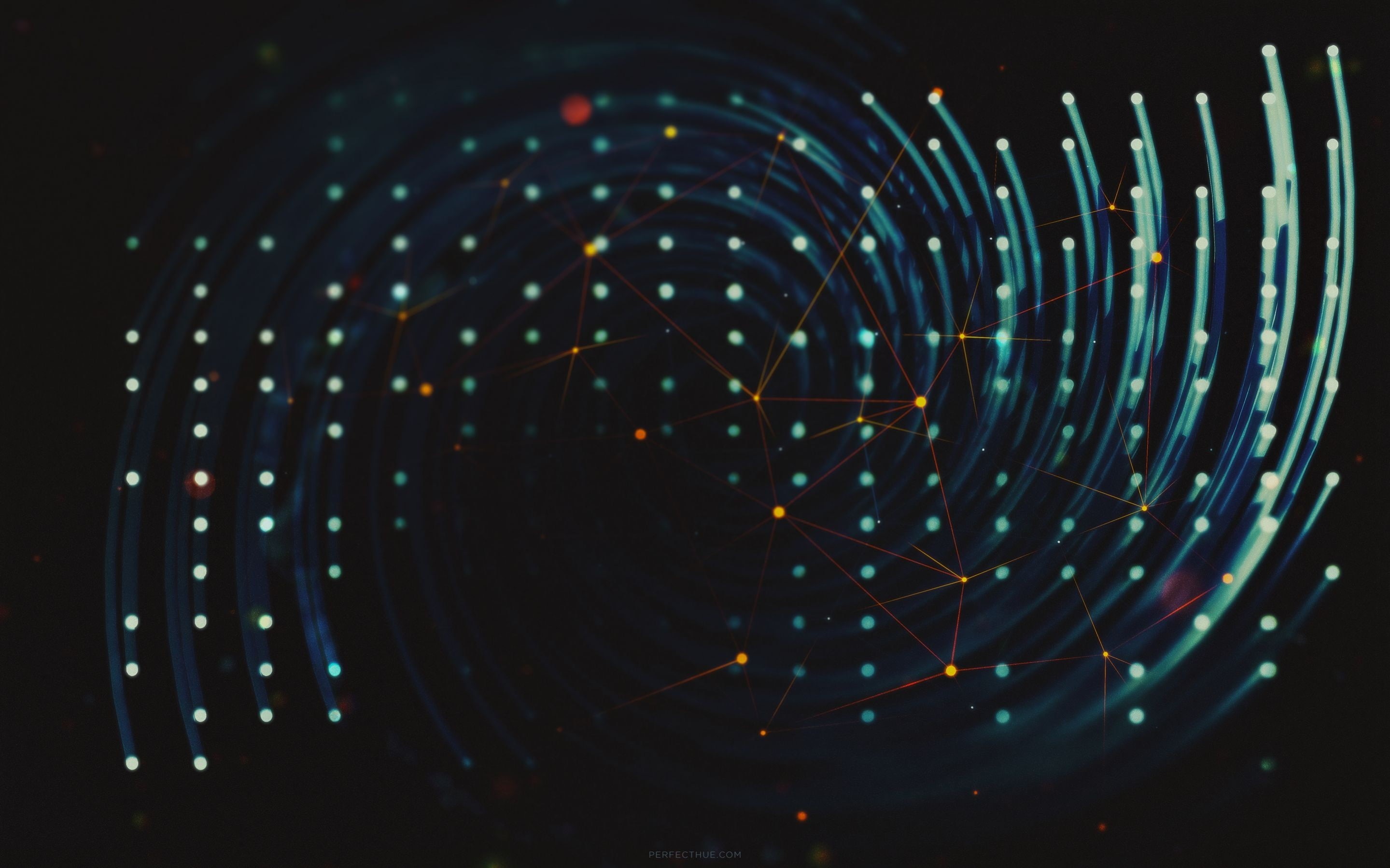 glowing, long exposure, artwork, geometric shape, circle, black background, technology, digital art, no people, light - natural phenomenon, digital, HD Wallpaper