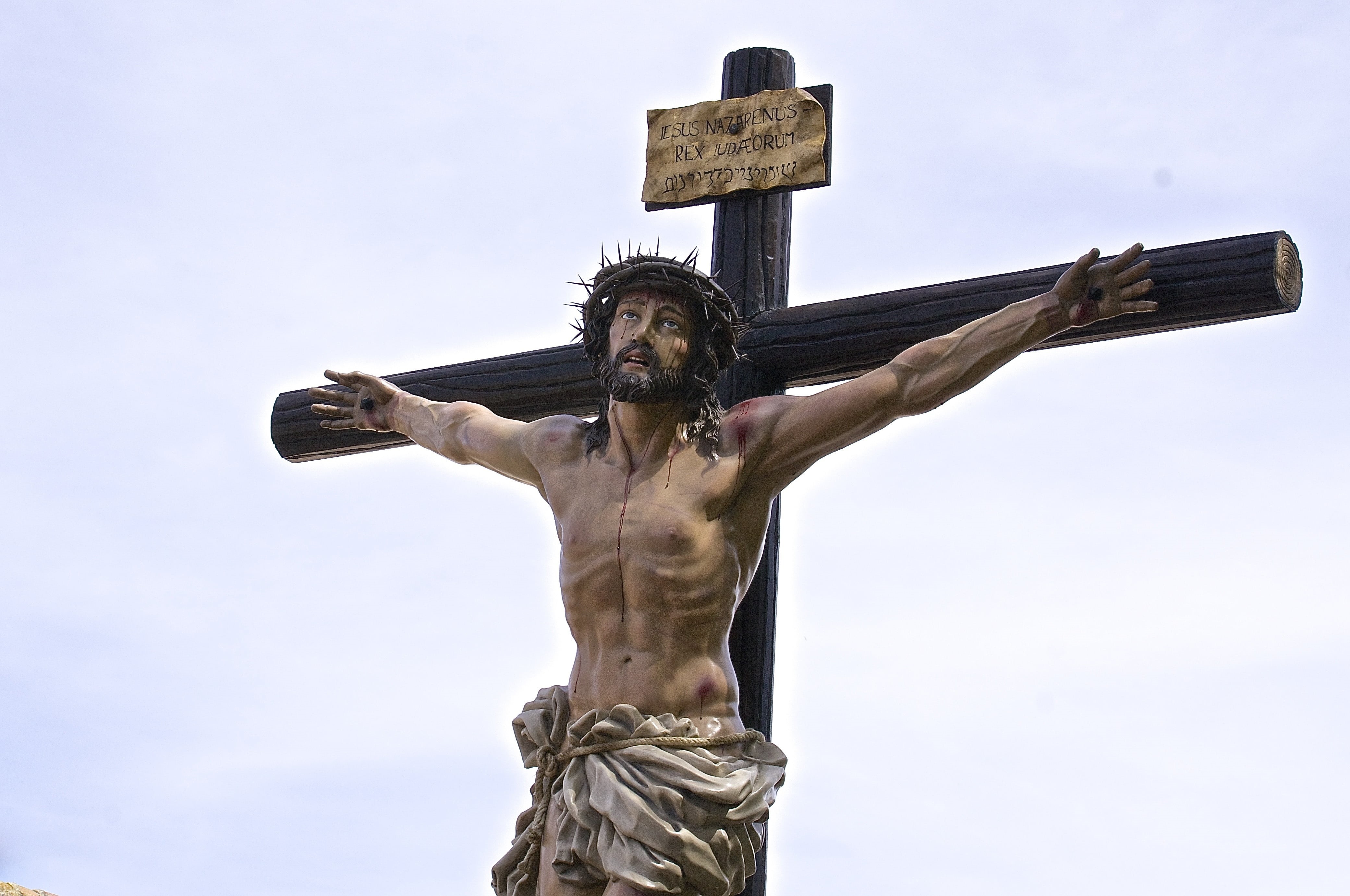 spain, chest, sky, catholicism, spirituality, low angle view, shirtless, catholics, adult, people, arms raised, christ, well glen, outdoors, easter, human arm, HD Wallpaper