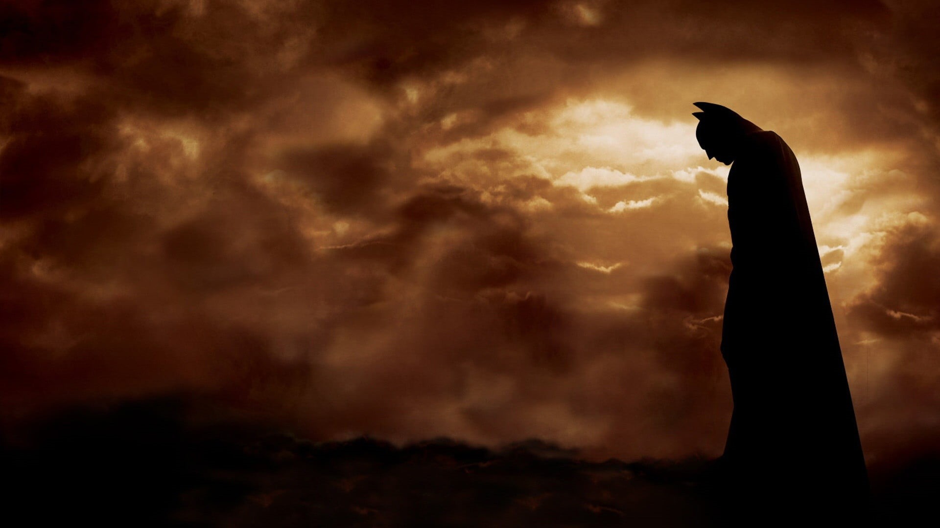 night, animal, no people, dramatic sky, silhouette, dark, nature, mystery, sky, religion, sunset, movie, The Dark Knight, screenshot, animal themes, cloudscape, HD Wallpaper