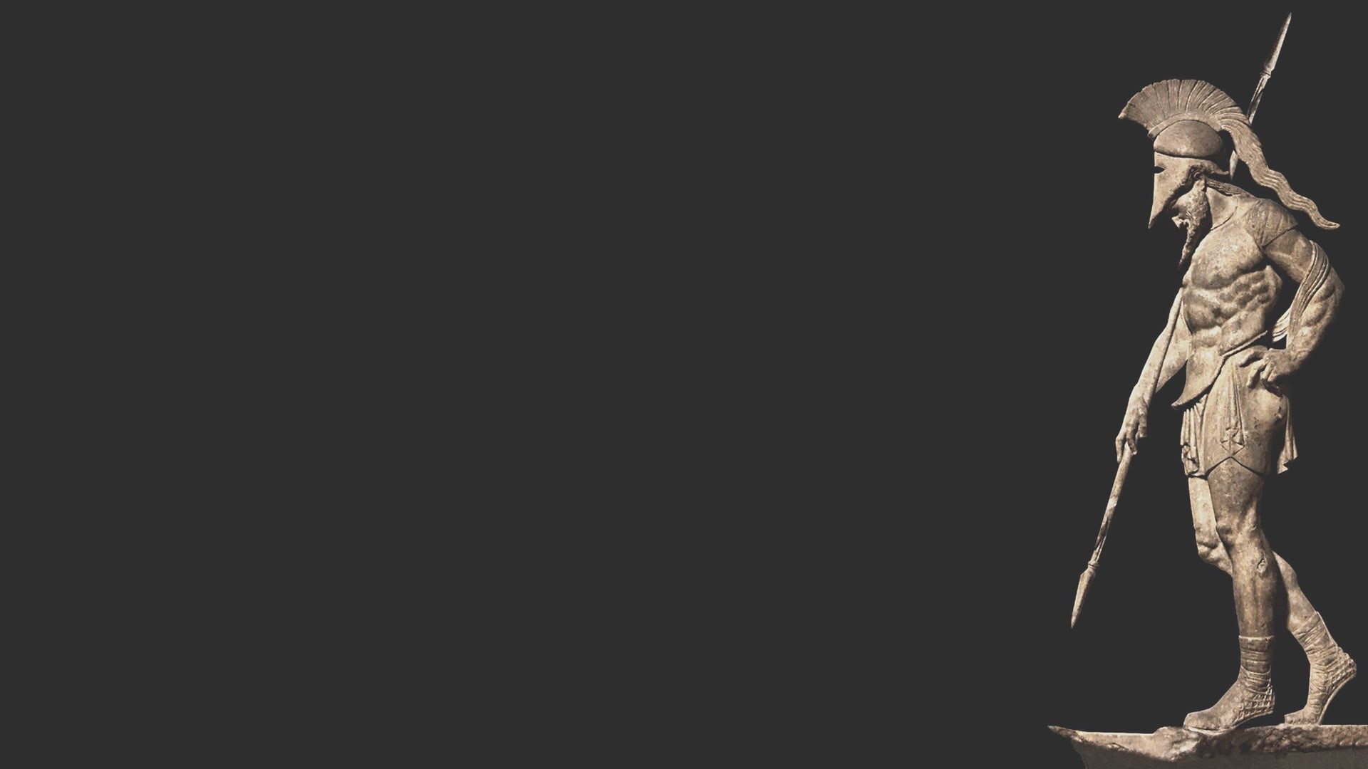 Greek, full length, gladiator, creativity, day, sculpture, Spec Art, the past, memorial, simple, dark, nature, history, solid, architecture, no people, HD Wallpaper