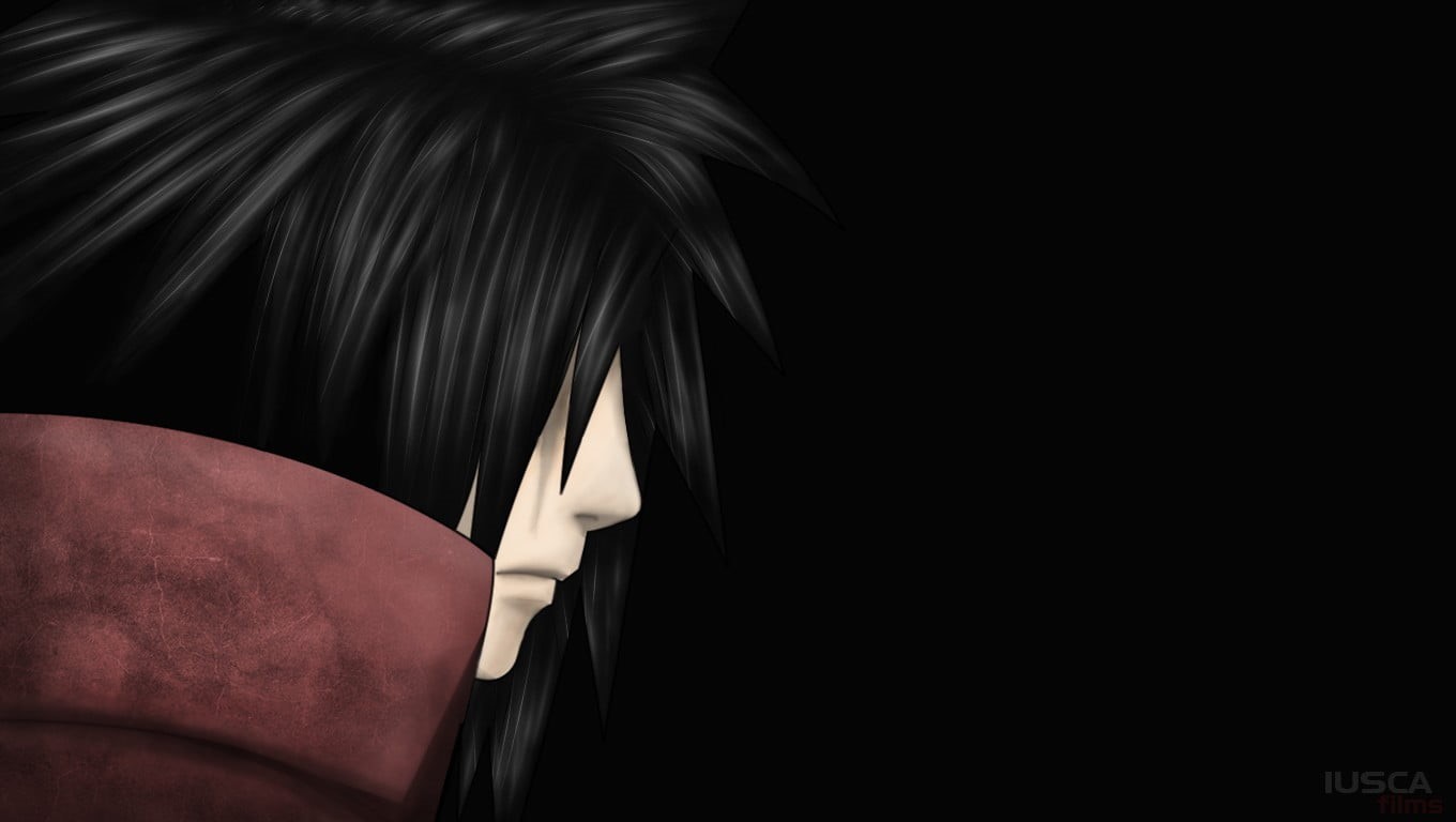 studio shot, business, Eternal Mangekyou Sharingan, Uchiha Madara, Rinnegan, black background, people, music, black color, hairstyle, 720P, single object, HD Wallpaper