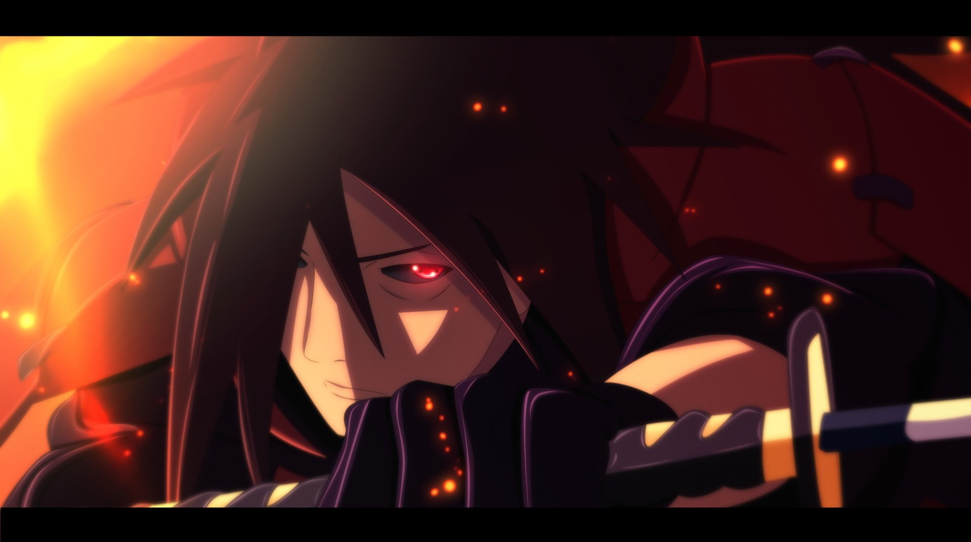 1080P, uchiha, Warrior, Anime, madara, Sharingan (Naruto), Madara Uchiha, Naruto, Sword, HD Wallpaper