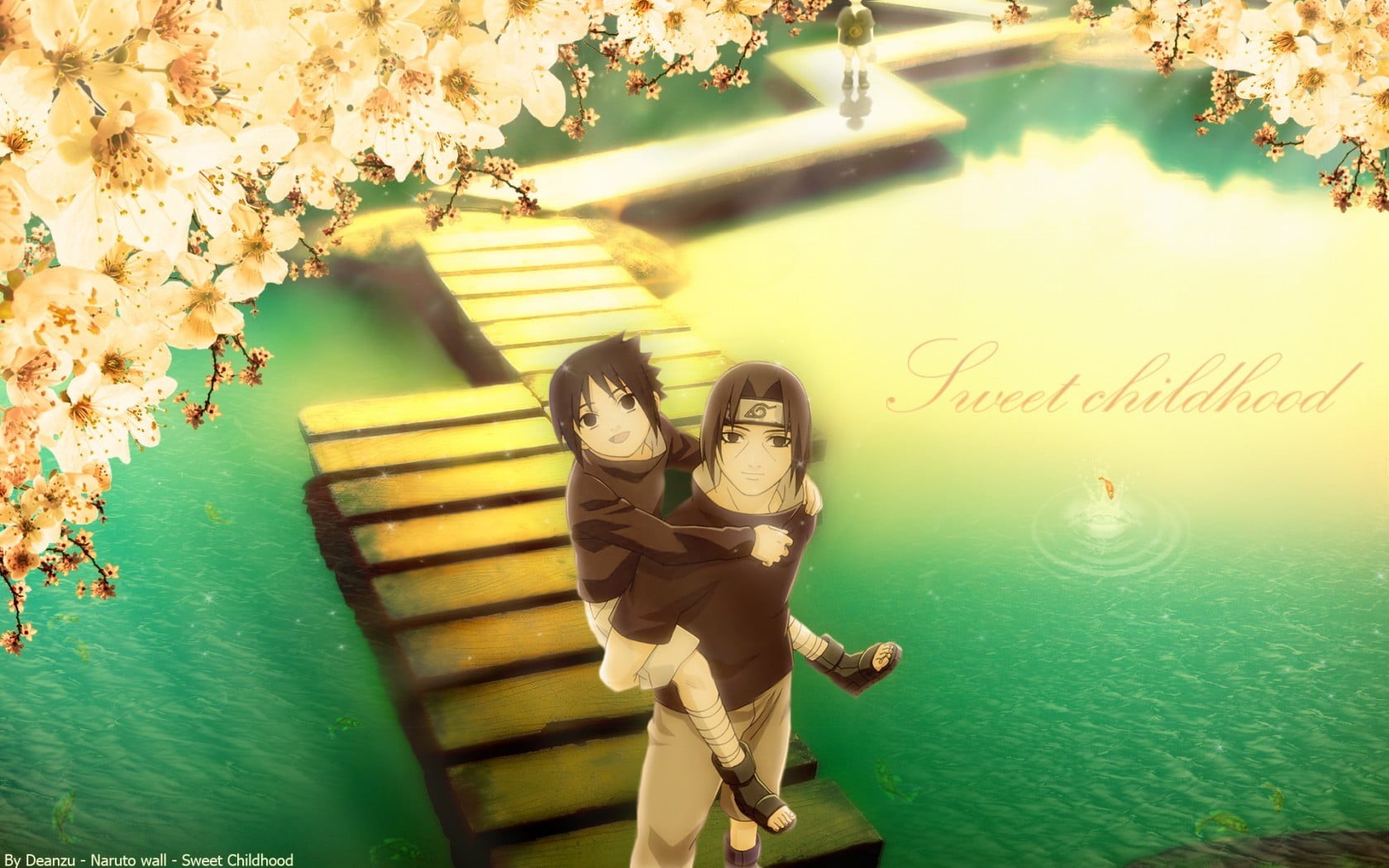 day, bonding, plant, outdoors, Naruto Shippuuden, women, water, love, real people, 720P, young women, sasuke, green color, uchiha, emotion, brothers, young adult, HD Wallpaper