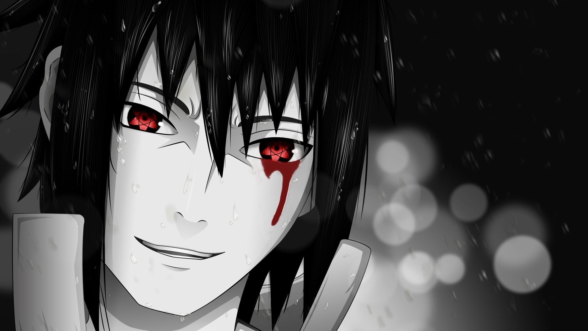 creativity, face, disguise, Eternal Mangekyou Sharingan, human representation, mystery, anime boys, human Face, bokeh, sasuke, holiday, close-up, art and craft, HD Wallpaper