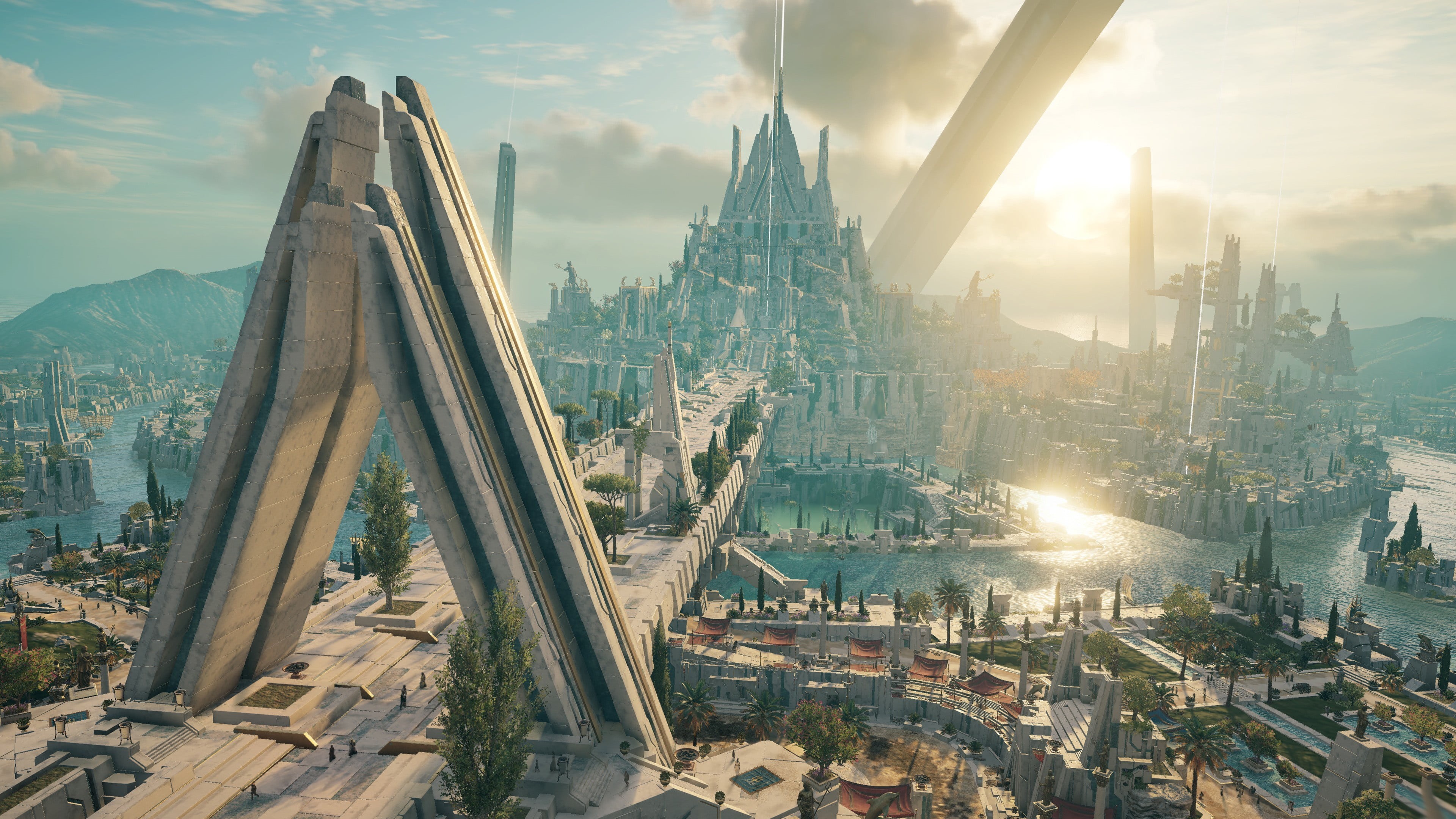 future, Fiction, the city of imagination, the city, fantasy, 4K, HD Wallpaper