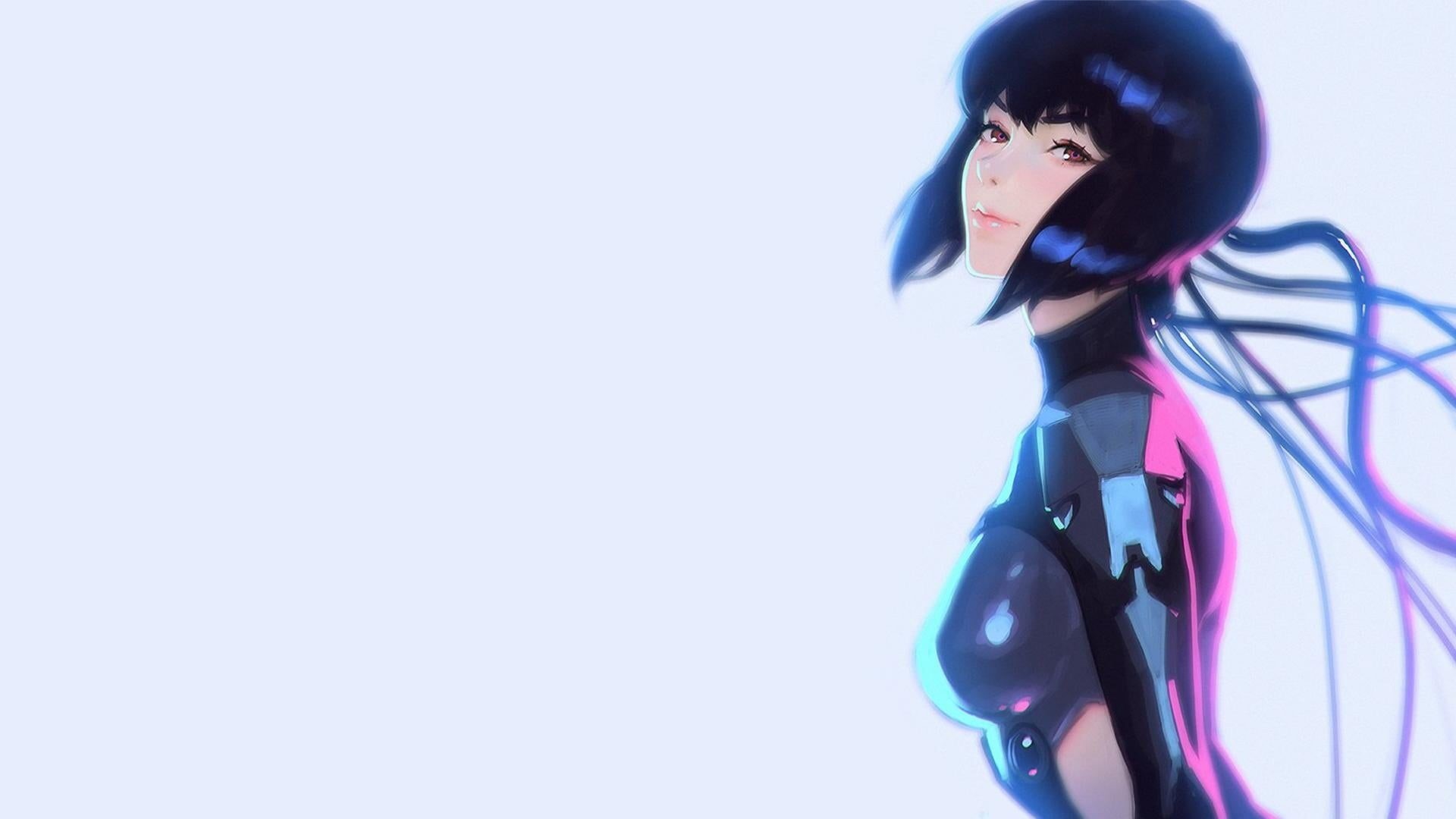 1080P, Ghost in the Shell, Ilya Kuvshinov, Ghost in the Shell (Movie), Kusanagi Motoko, HD Wallpaper