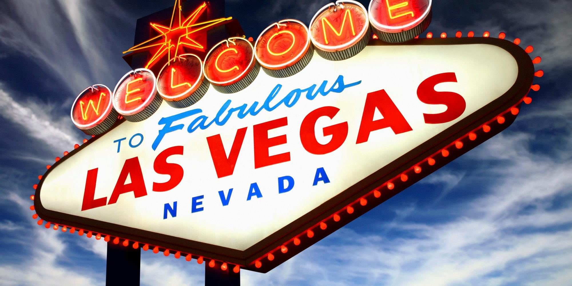western script, travel, USA, communication, architecture, las, sign, gambling, red, neon, travel destinations, illuminated, blue, holiday, signs, signage, HD Wallpaper