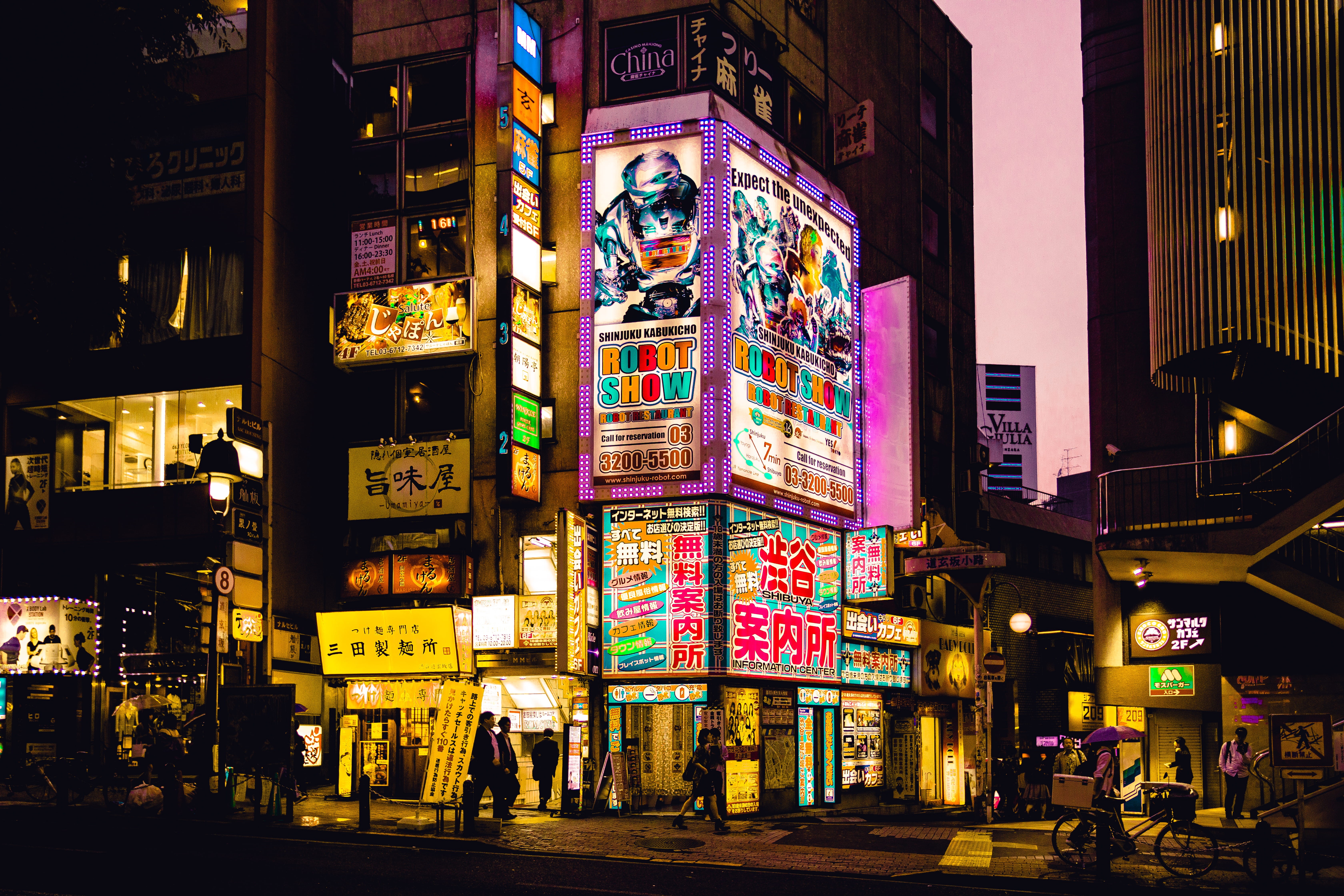 commerce, japan, city life, shopping, built structure, japanese culture, outdoors, sign, store sign, lighted, neon, neon signs, store, neon sign, city, HD Wallpaper