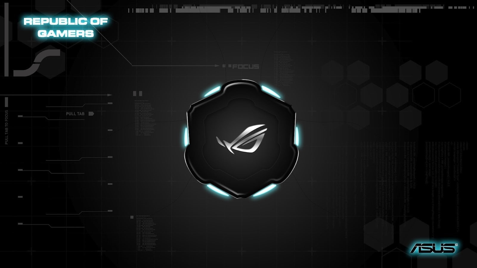 x, rog, asus, art, gamers, technology, hd, republic, 720P, HD Wallpaper