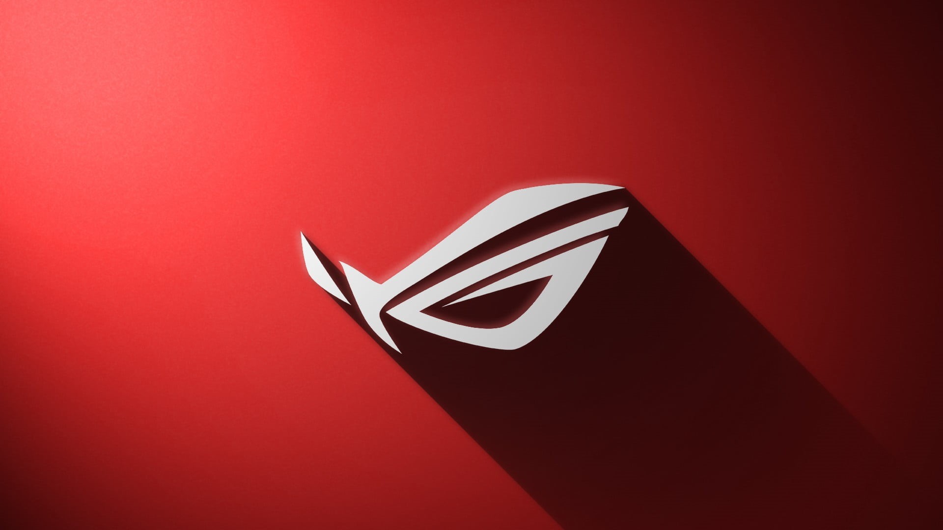 love, craft, red, red background, copy space, shadow, valentines day - holiday, colored background, shape, paper, Republic of Gamers, art and craft, heart shape, HD Wallpaper