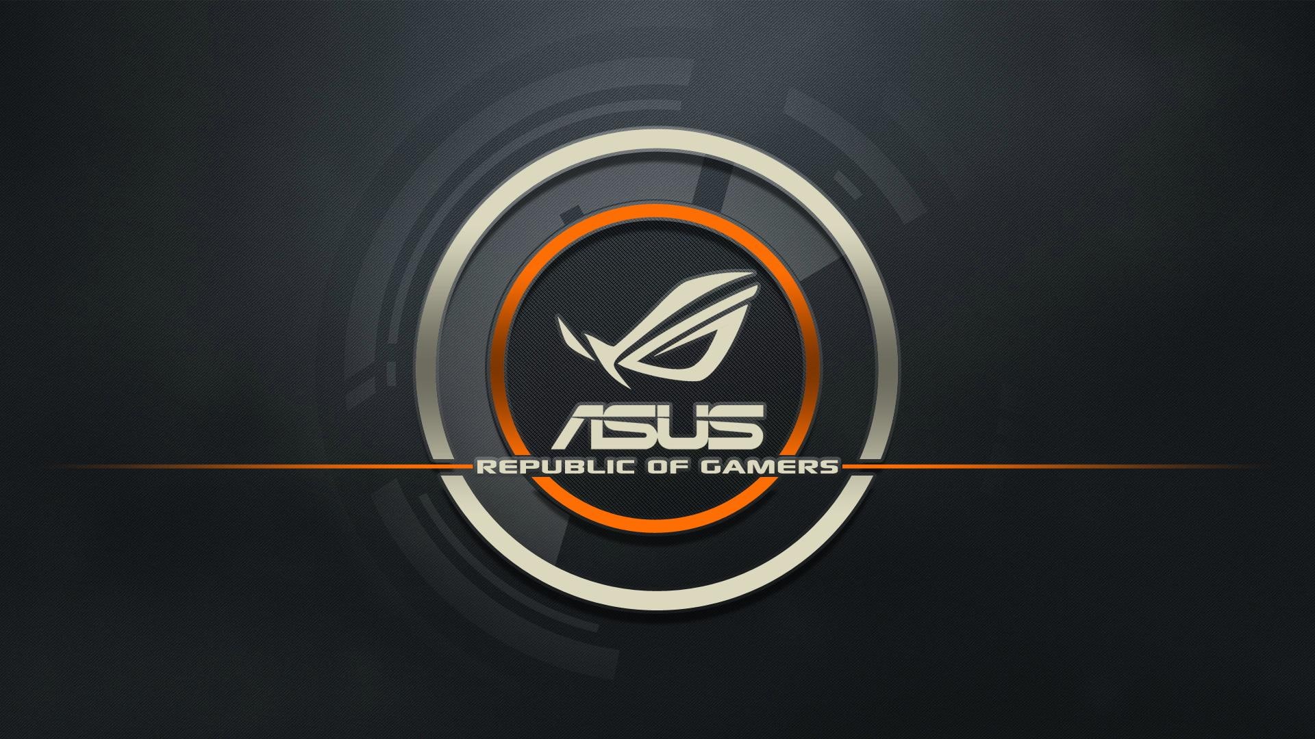asus, republic, gamers, logo, republic of gamers, computer, 1080P, HD Wallpaper