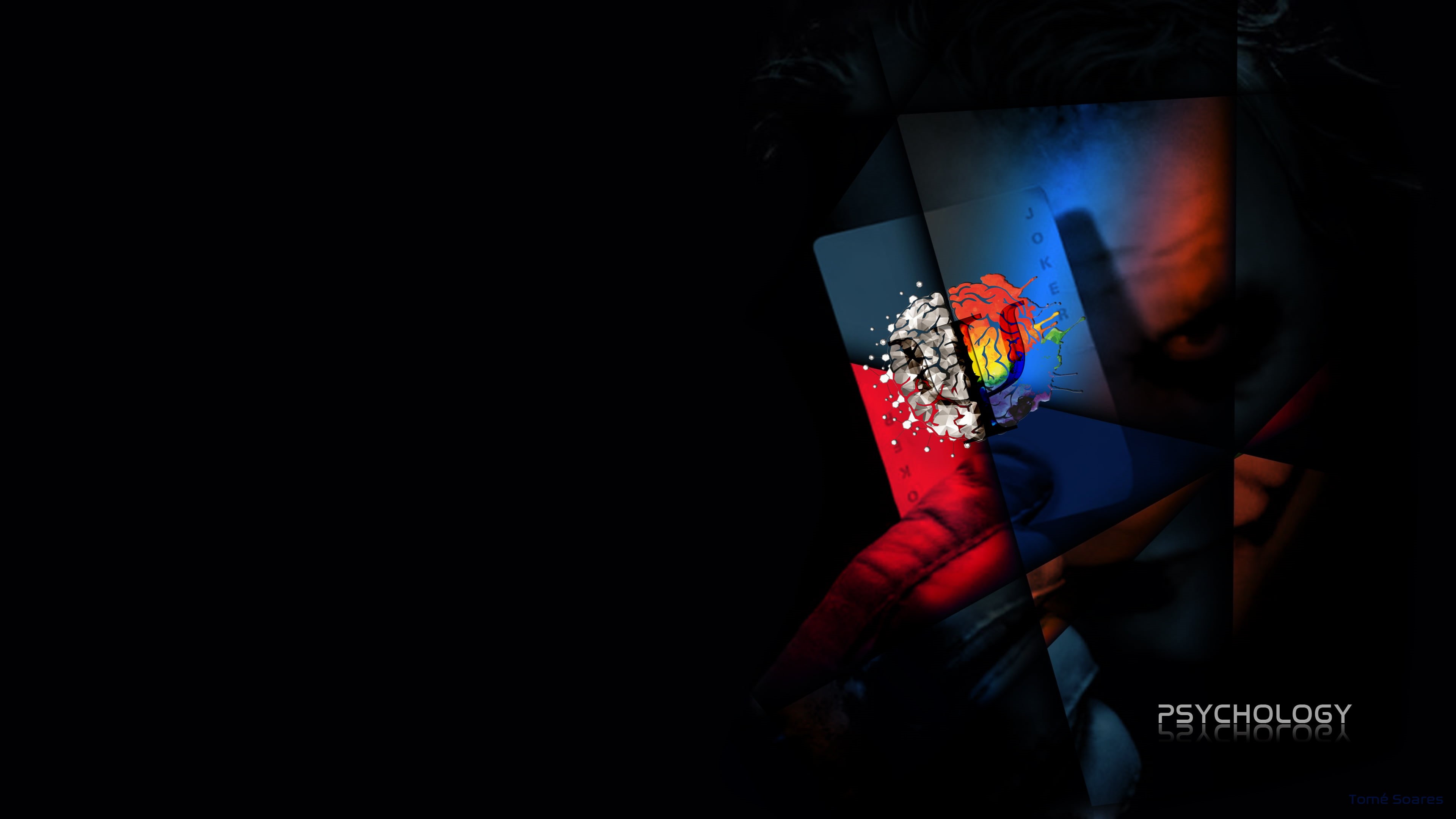 Joker (2019 Movie), psychology, cards, Psycho, Colors (Album), 4K, Joker, mind, HD Wallpaper