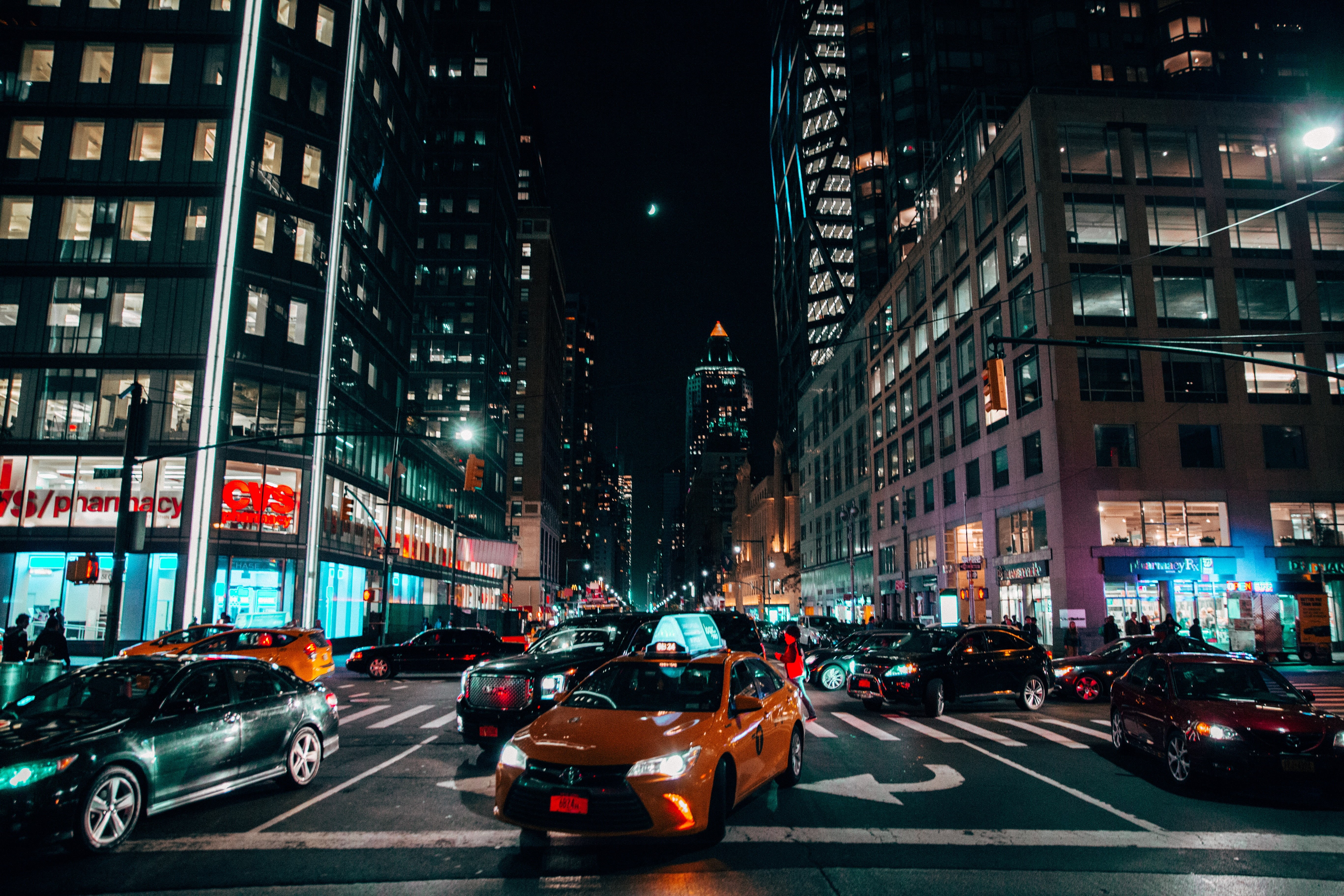 famous Place, times Square - Manhattan, business, sedan, blurred Motion, illuminated, architecture, cityscape, new York State, people, city street, midtown Manhattan, HD Wallpaper