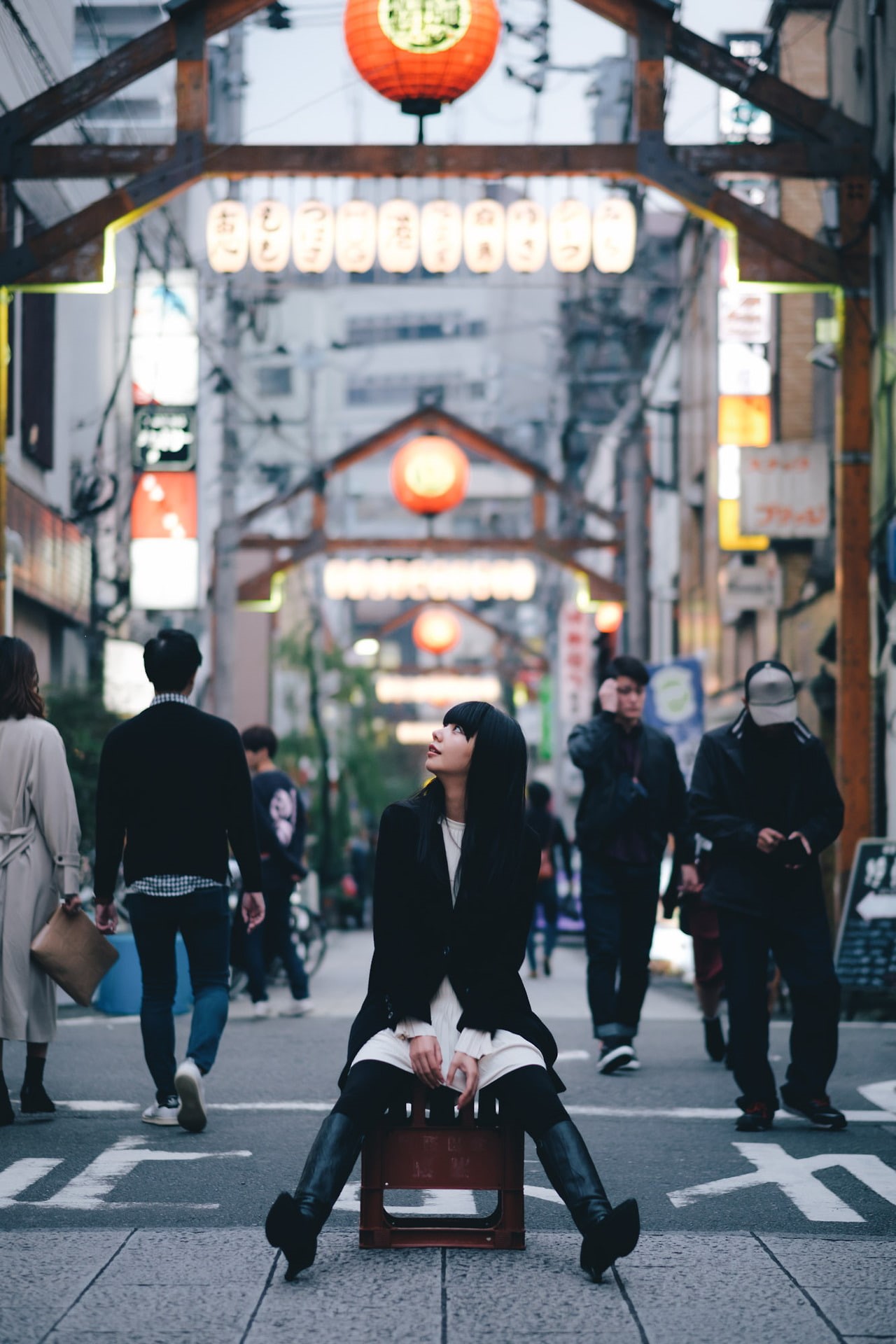 men, adult, text, cityscape, street, Japanese women, Kanna Oyama, group of people, women outdoors, city, Tokyo Prefecture, full length, people, photography, Phone HD Wallpaper