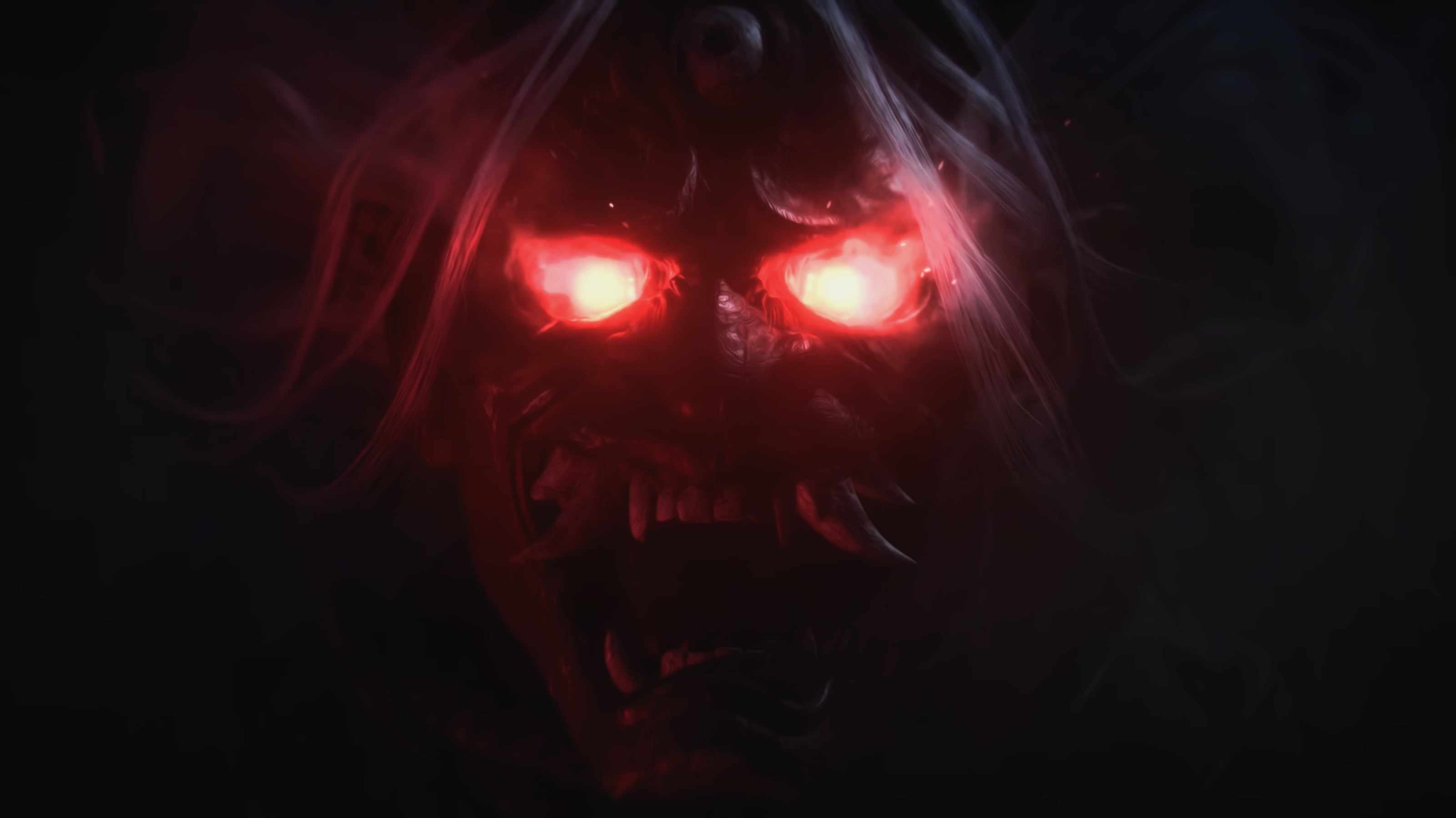 2K, Dead by Daylight, The oni, glowing eyes, HD Wallpaper