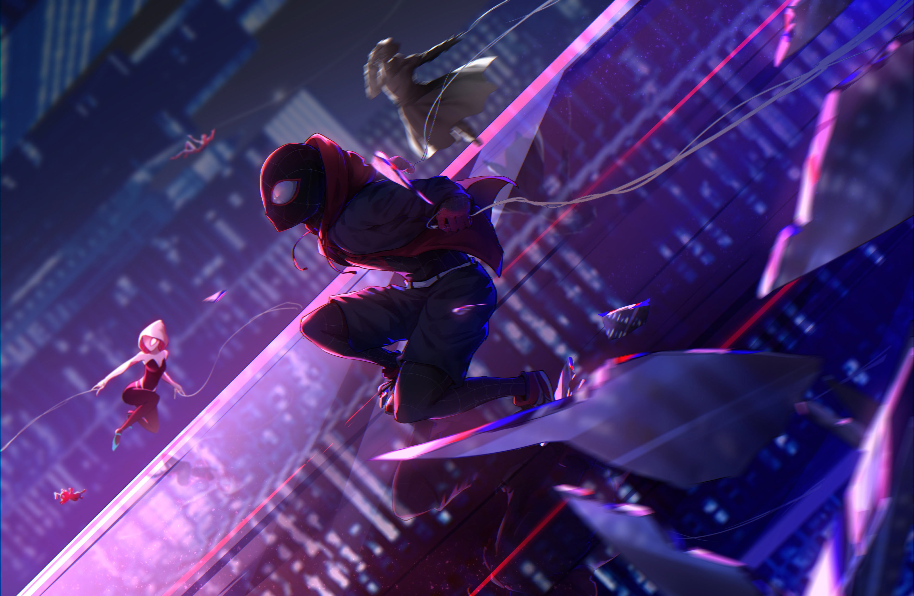 Miles Morales, 2K, Spider-Man: Into The Spider-Verse, Movie, HD Wallpaper