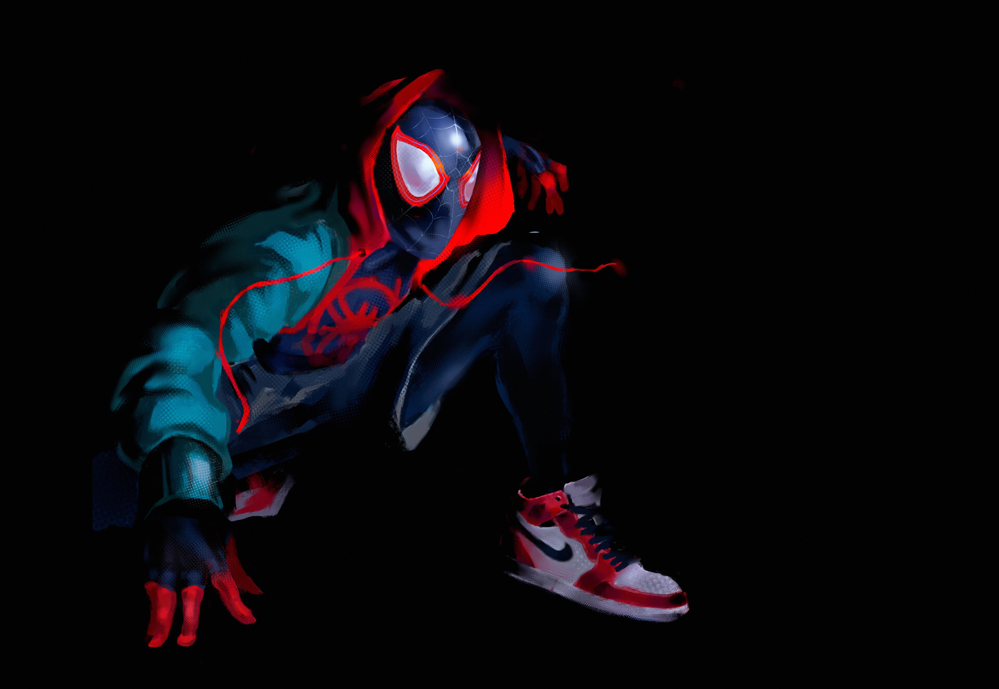 Miles Morales, Movie, Spider-Man, Marvel Comics, Spider-Man: Into The Spider-Verse, 4K, HD Wallpaper