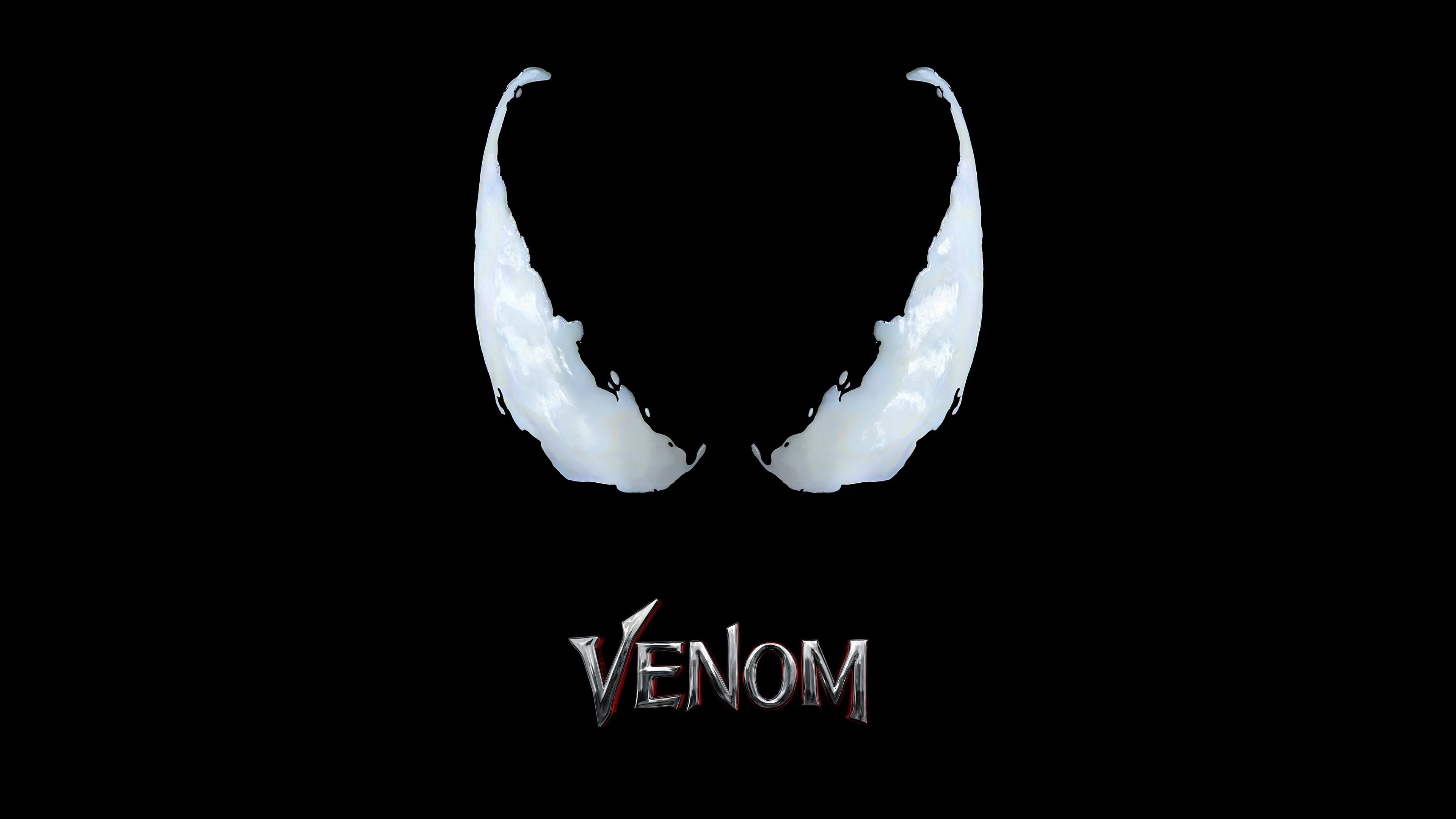 sign, animal, communication, Cinema, close-up, Venom, illuminated, Marvel, western script, glowing, indoors, text, capital letter, light - natural phenomenon, HD Wallpaper
