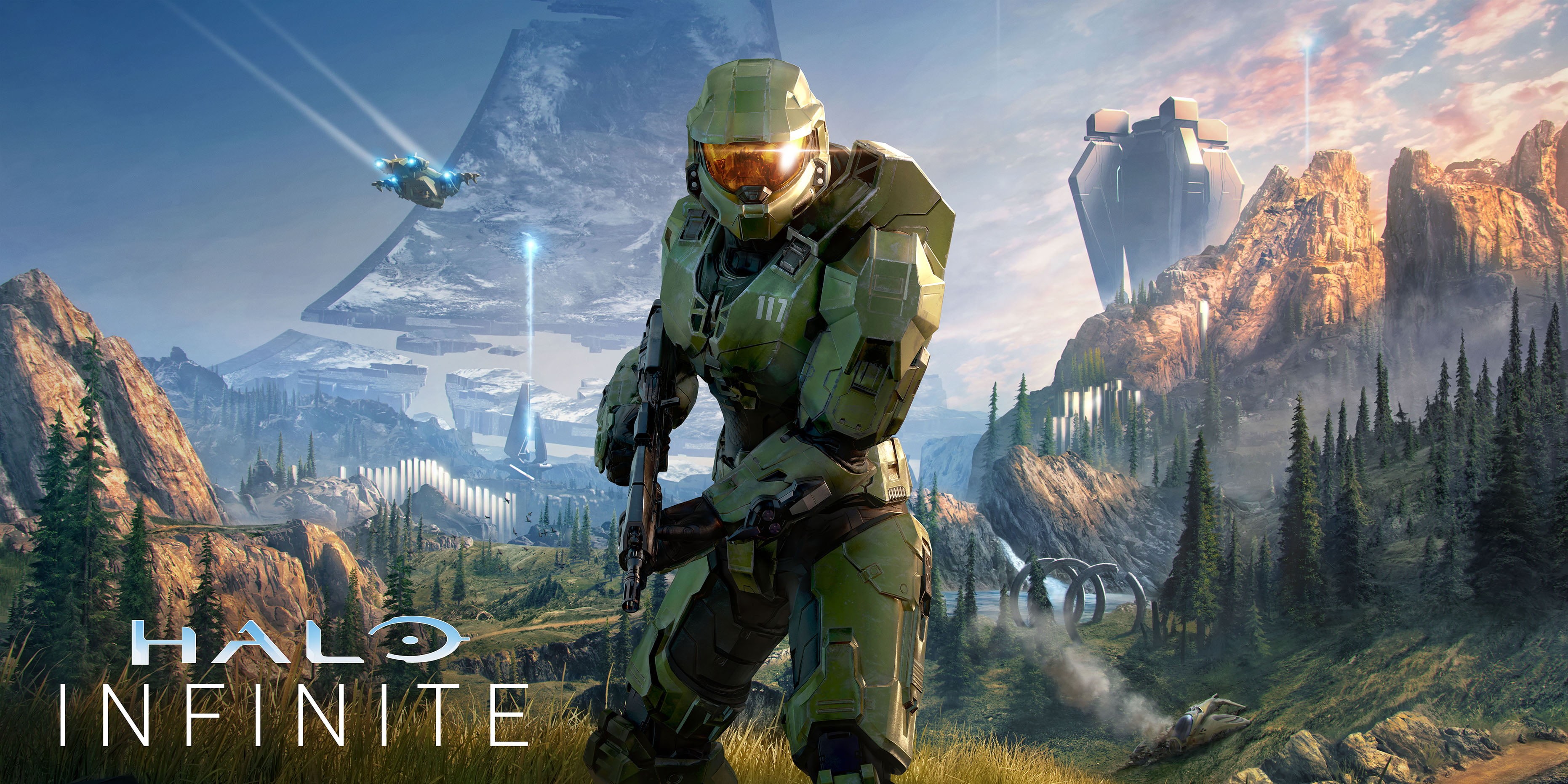 Pelican (Halo), 2K, Master Chief, Halo Infinite, HD Wallpaper