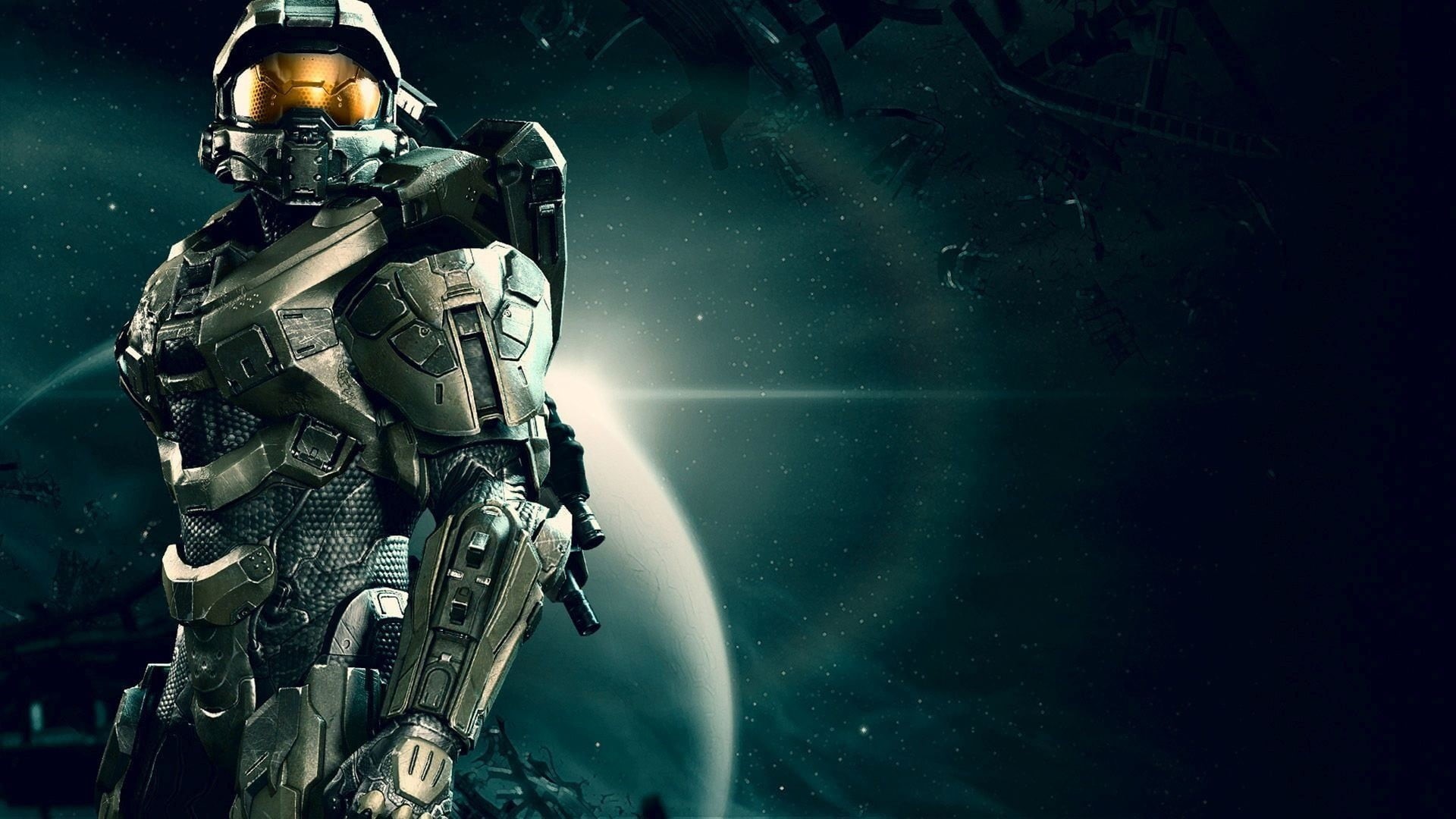 adult, astronomy, sea, space, night, military, communication, Halo 4, beauty in nature, sign, Master Chief, video games, outdoors, armed forces, HD Wallpaper