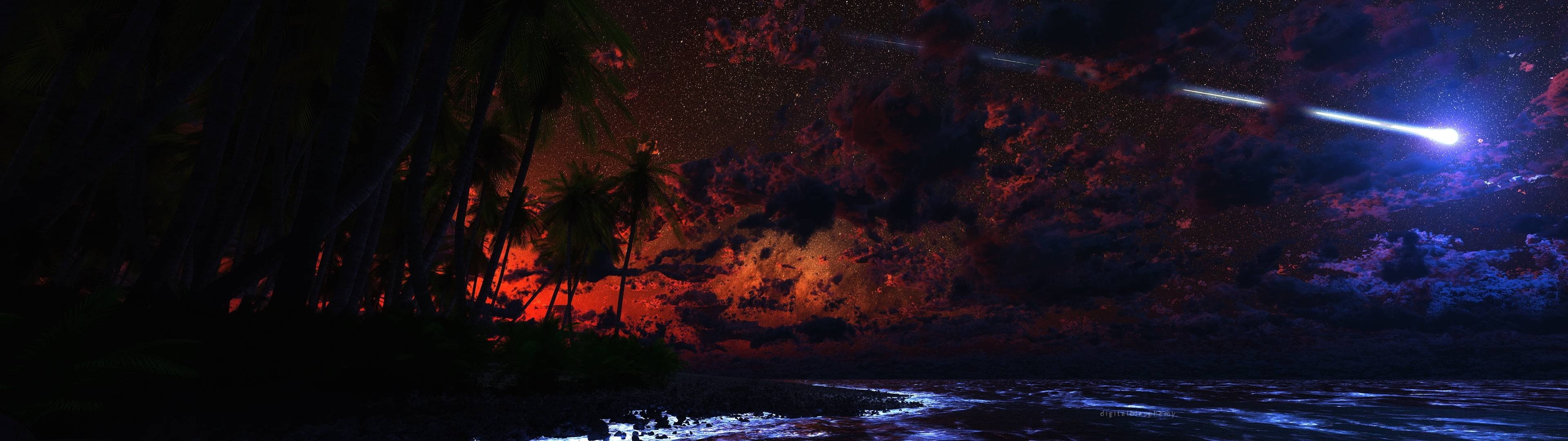 3840x1080, 4K, panoramic, owdlarrd, HD Wallpaper