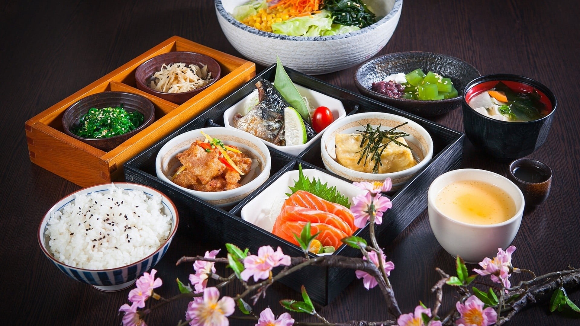 food, freshness, seafood, wellbeing, dishes, no people, asian food, high angle view, bowl, soup, food and drink, ready-to-eat, healthy eating, vegetable, HD Wallpaper