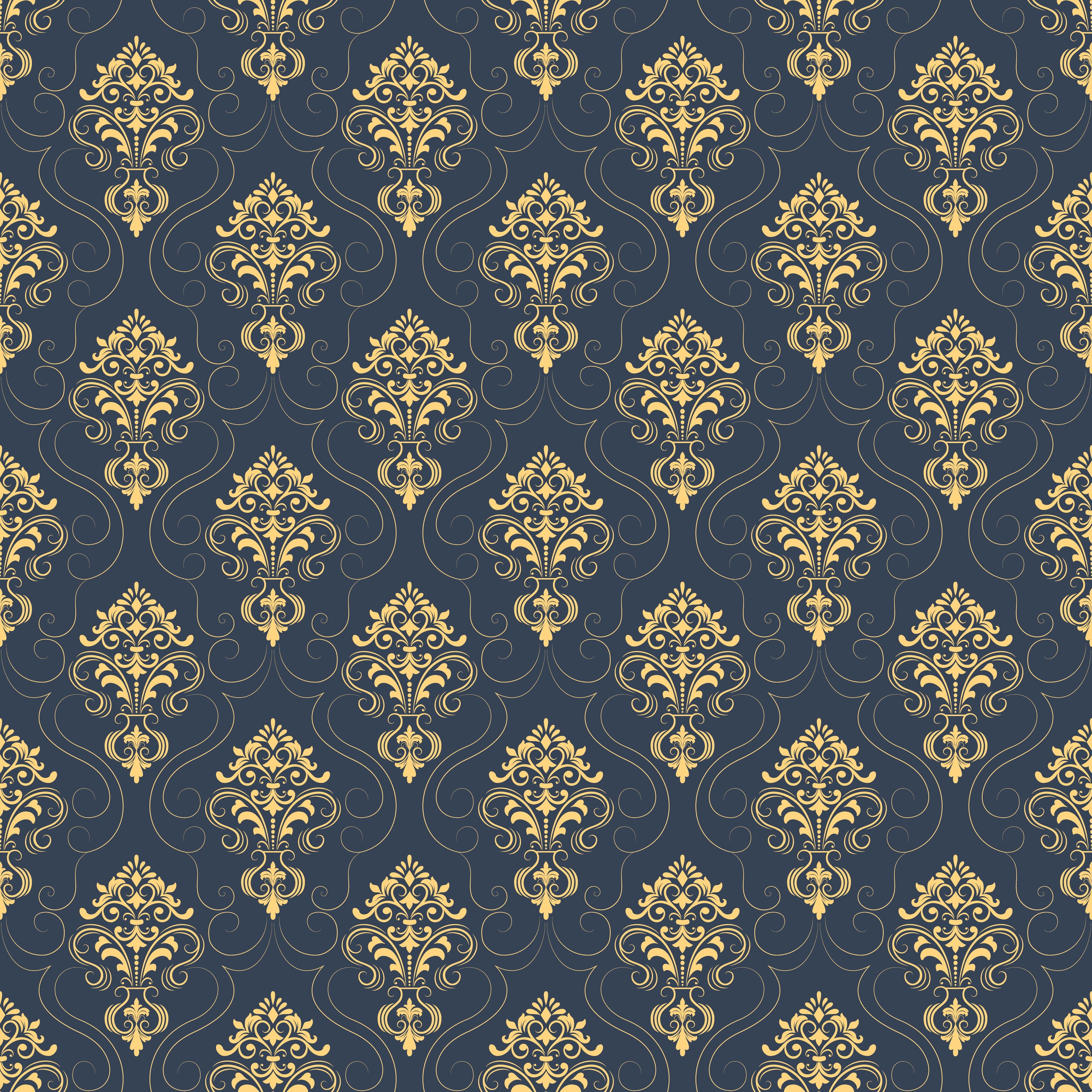 repetition, no people, background, texture, close-up, damask, green color, seamless pattern, brown, blue, textile, shape, ornate, Phone HD Wallpaper