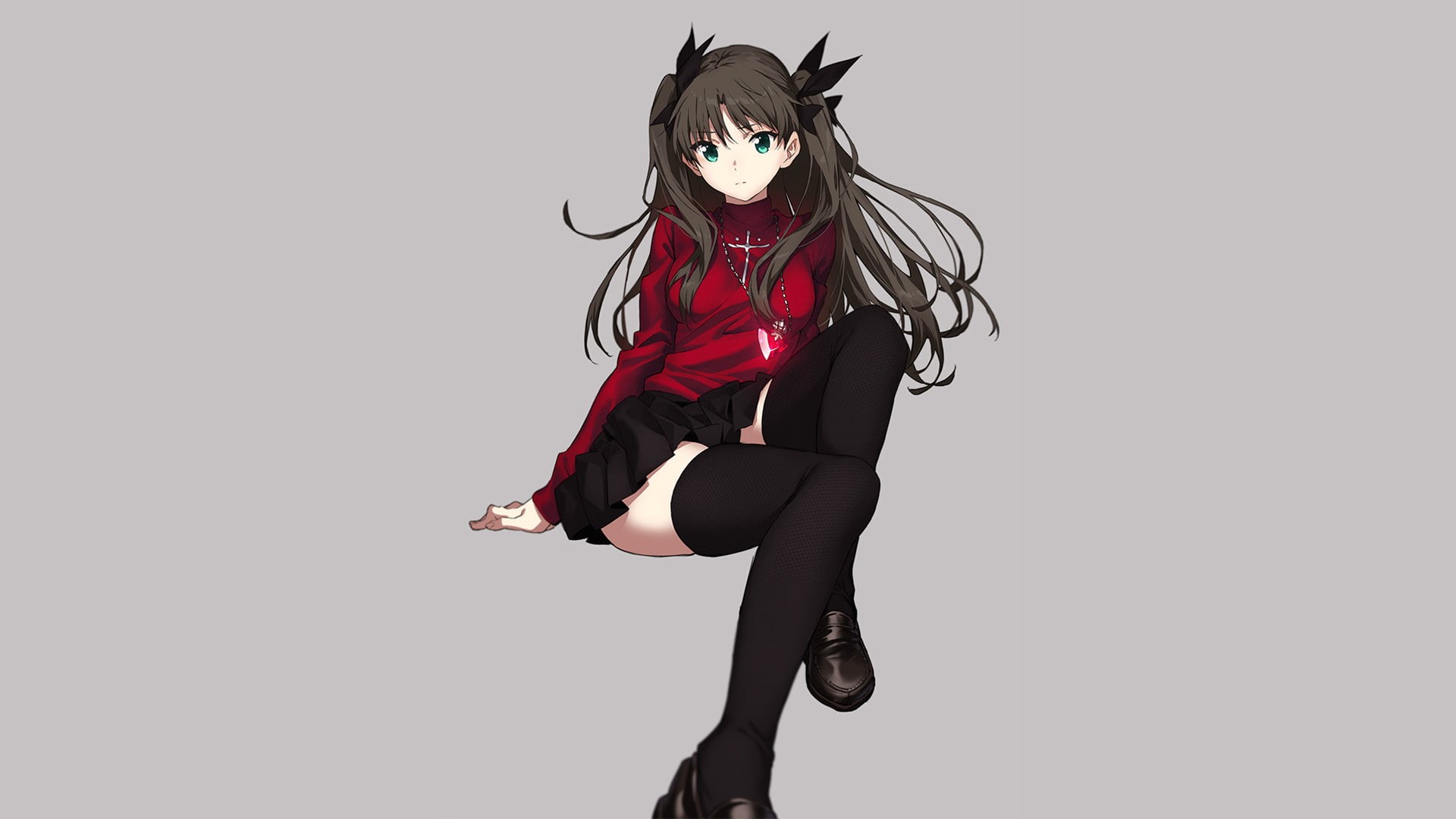 lifestyles, Fate Series, anime, one person, fashion, full length, women, female, costume, haired, portrait, young adult, hairstyle, mask - disguise, legs, HD Wallpaper