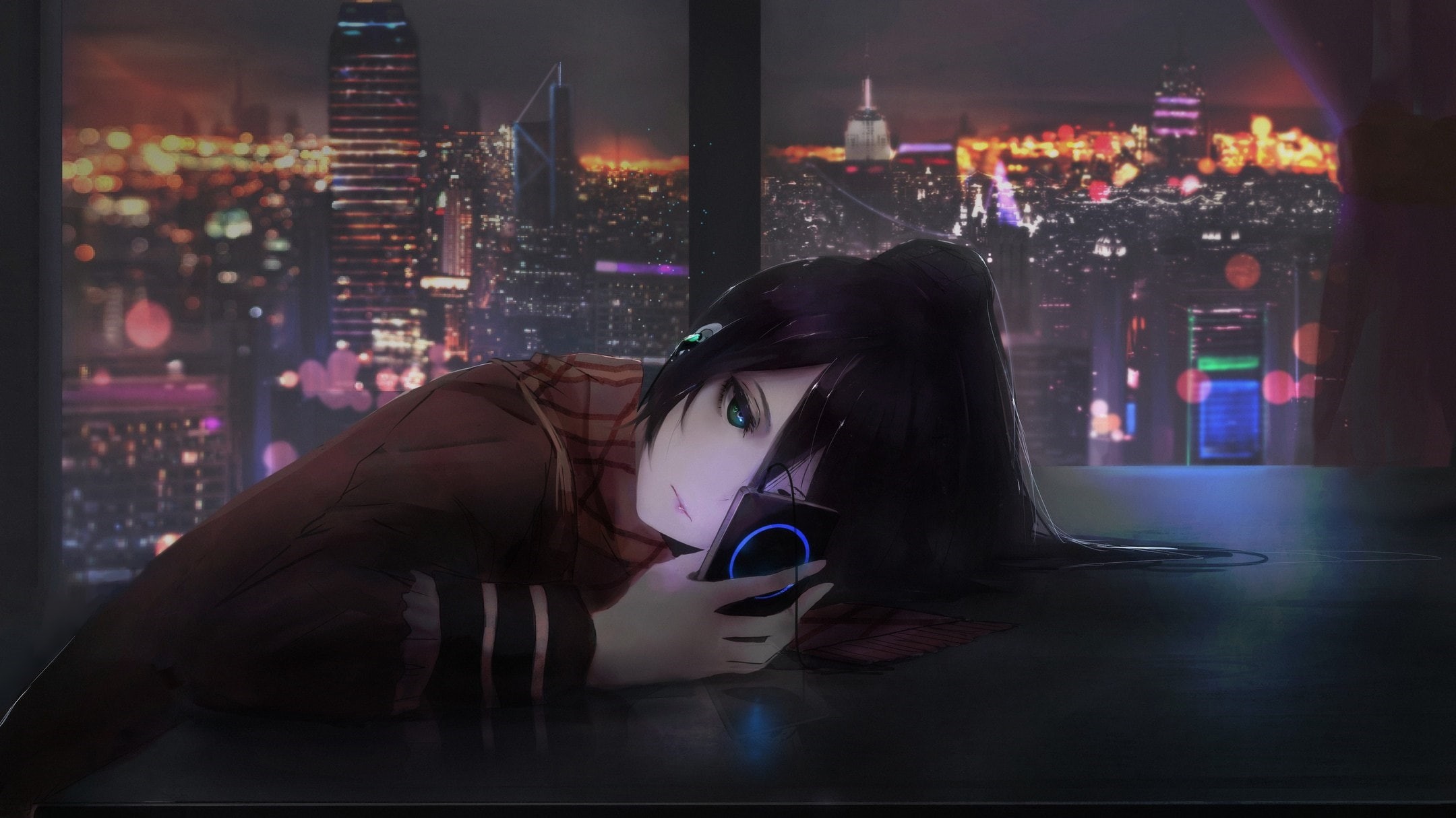 anime girls, Aoi Ogata, 1080P, phone, HD Wallpaper